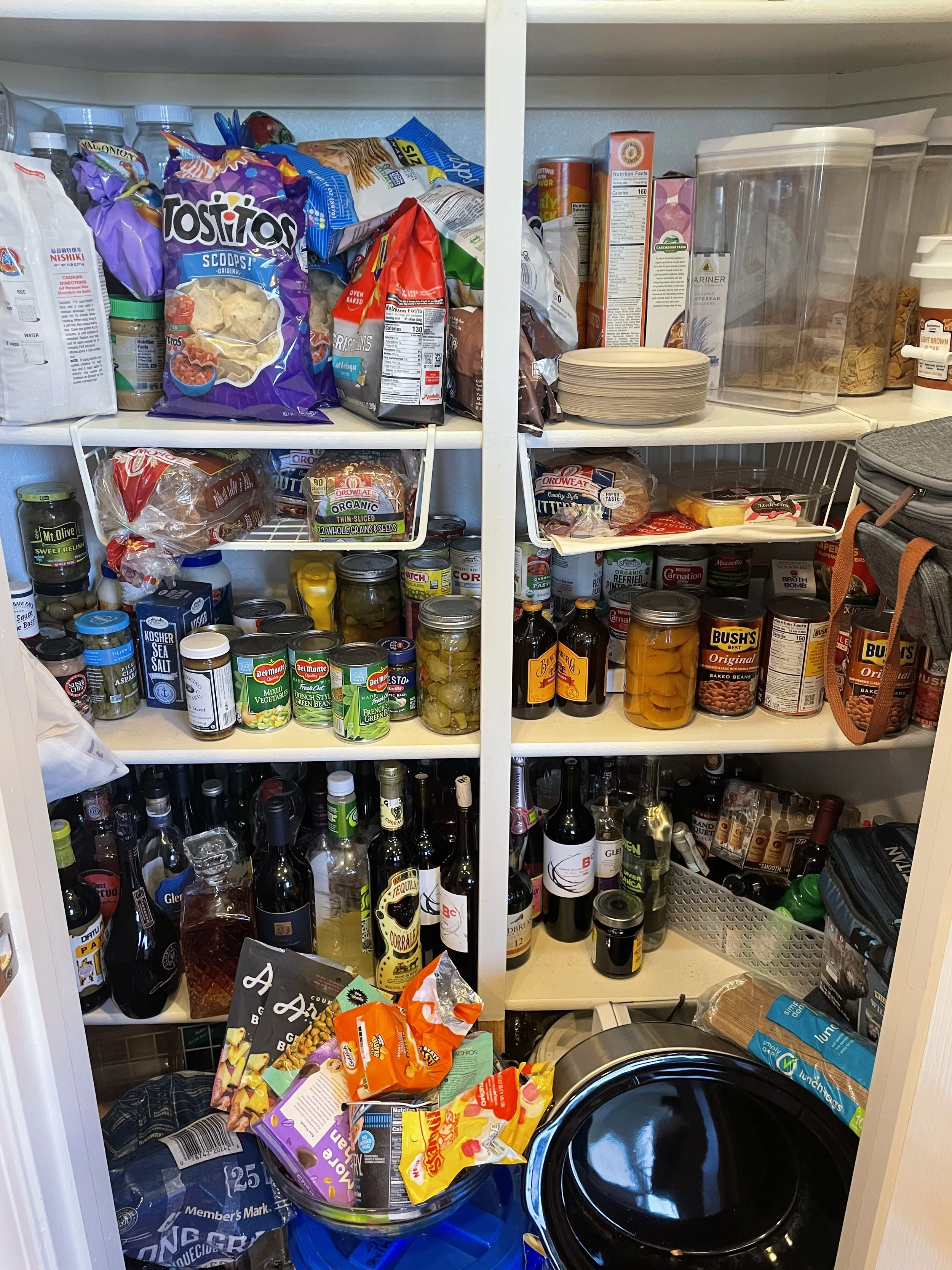 Messy Unorganized Pantry