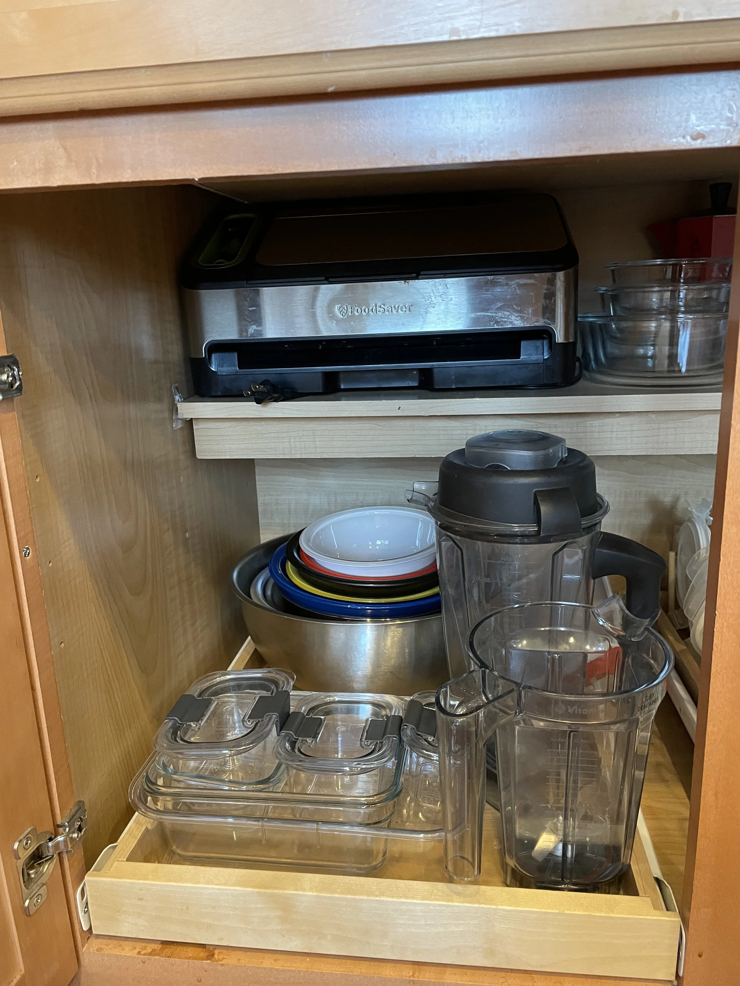 Organized Kitchen Cabinet 