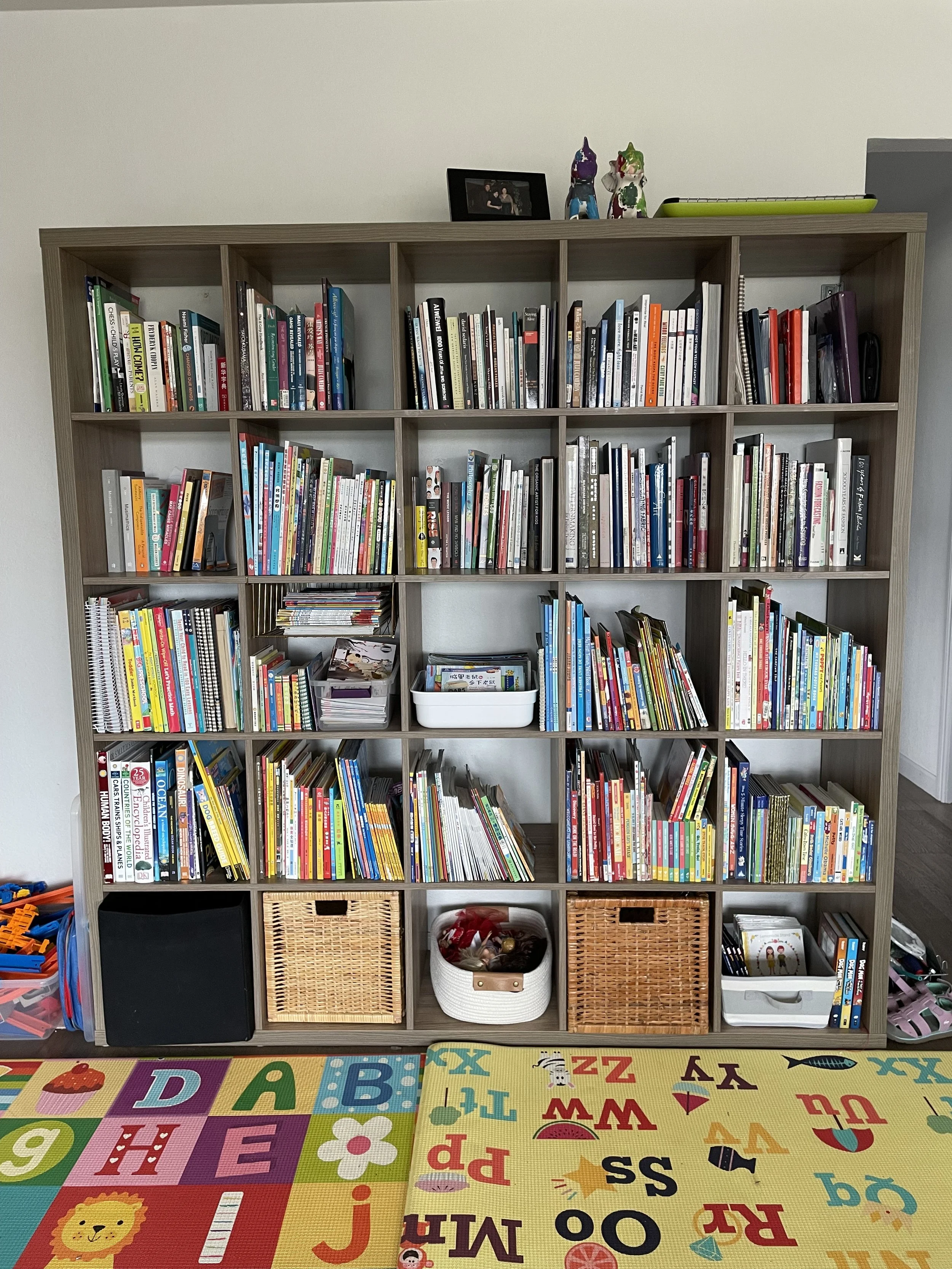 Organized Bookcase 