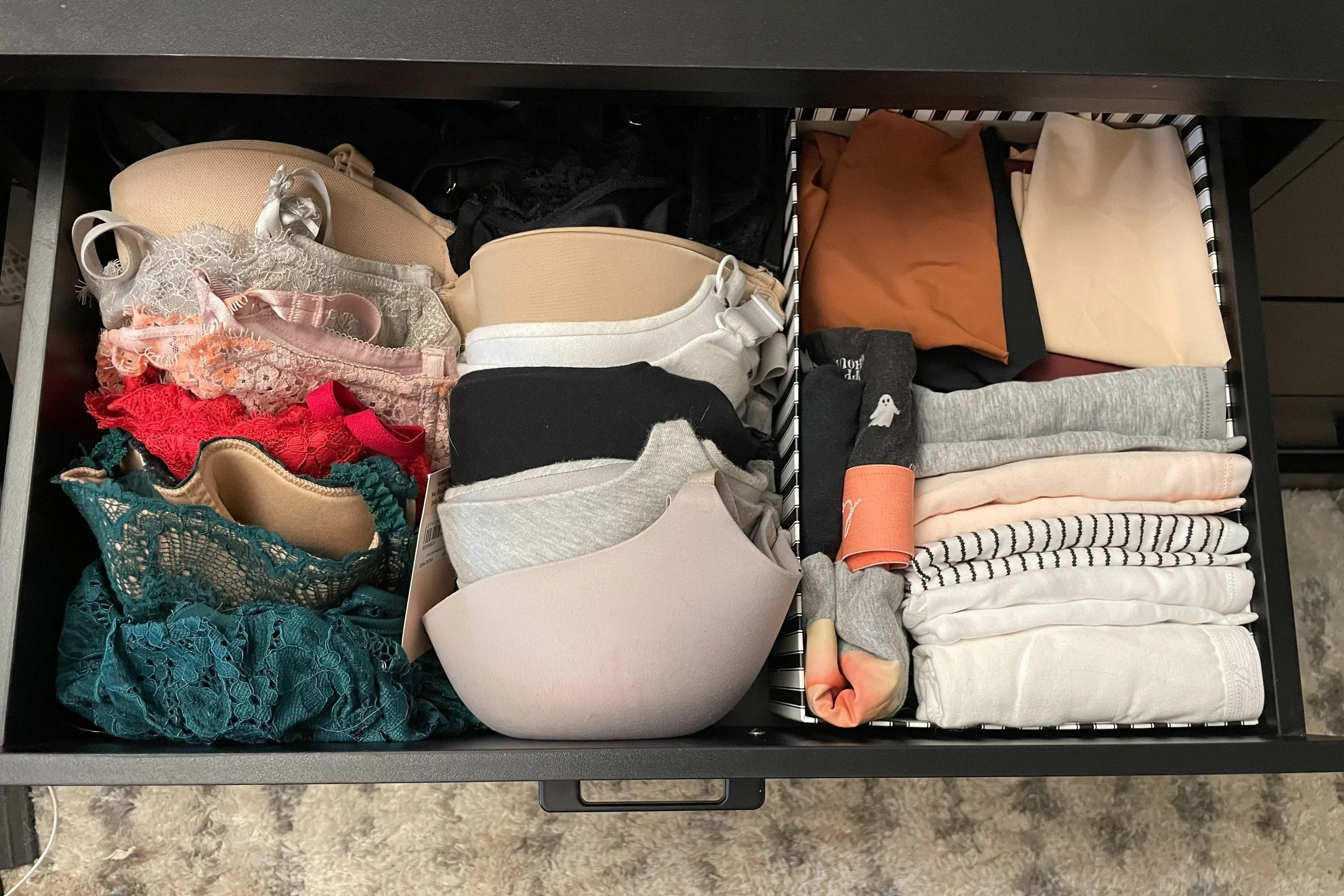 Organized drawers