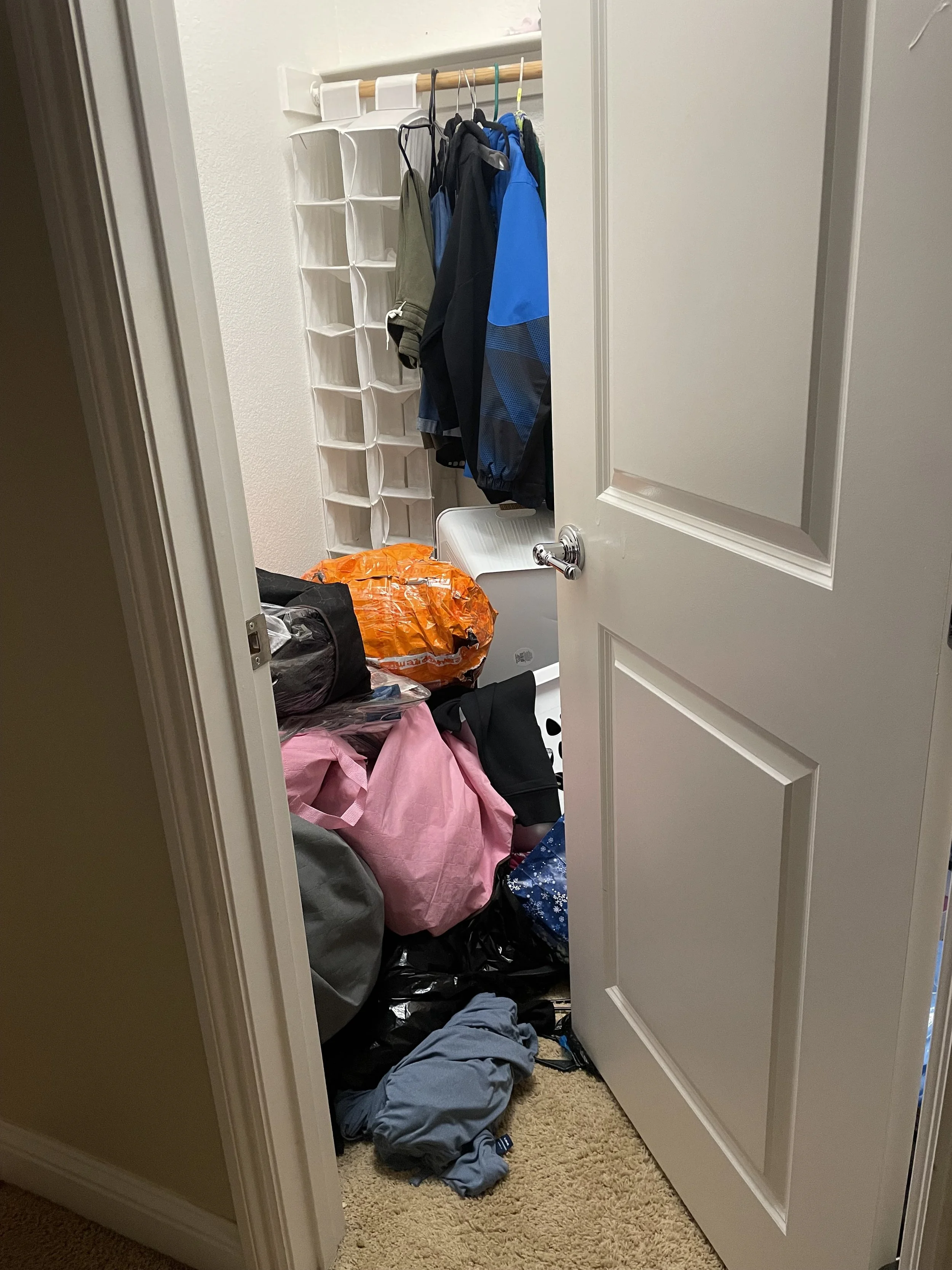 Walk-in womans closet 
