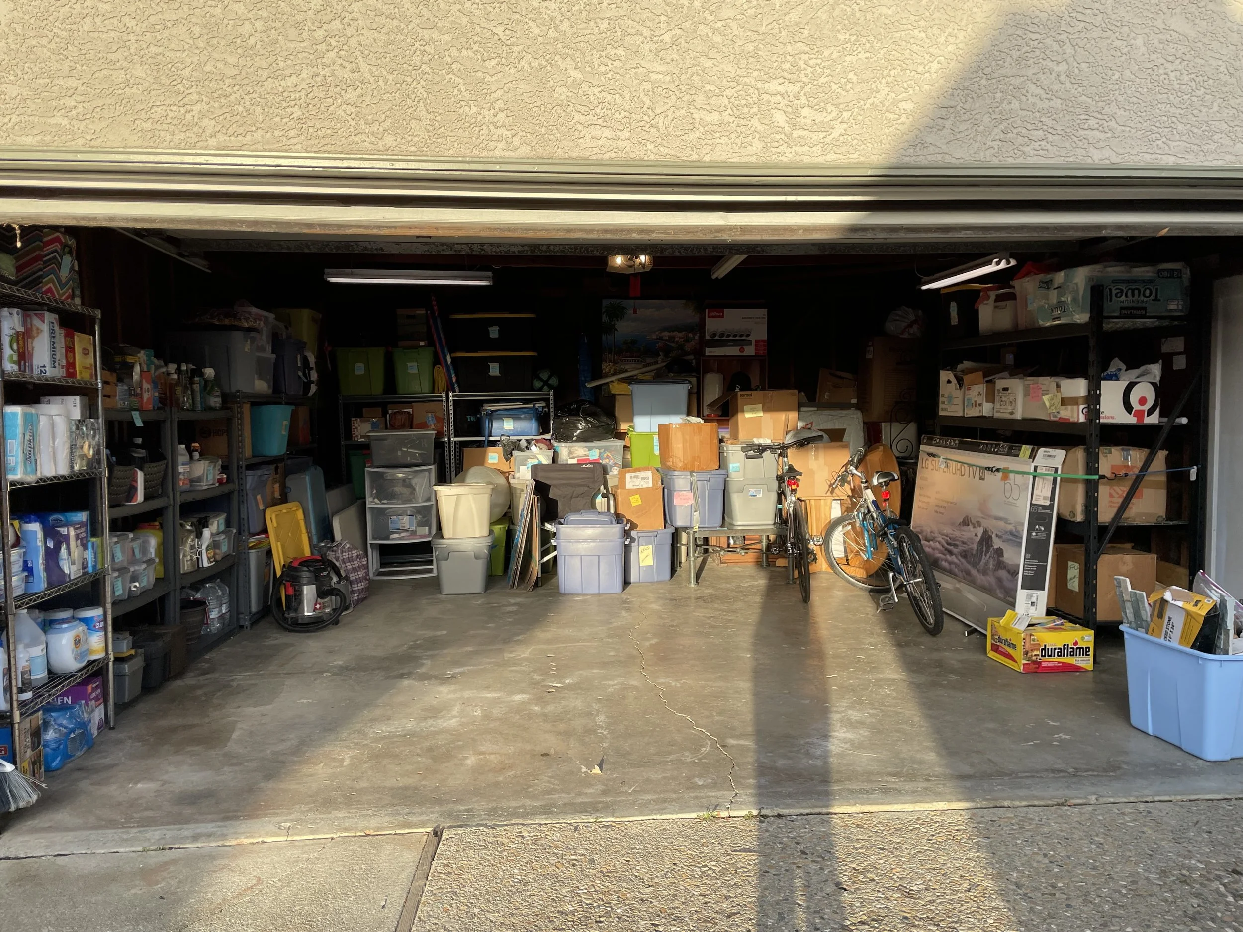 Organize clean garage 