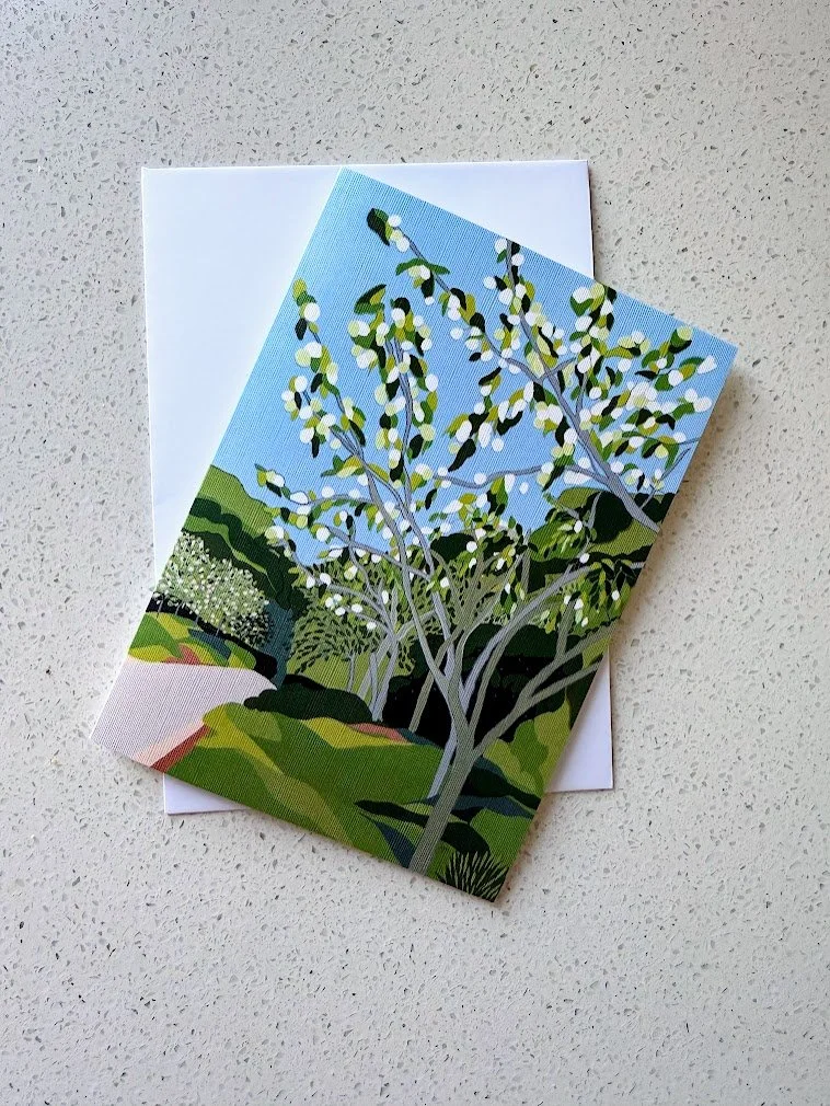 Greeting Card - Stroll through the Parklands