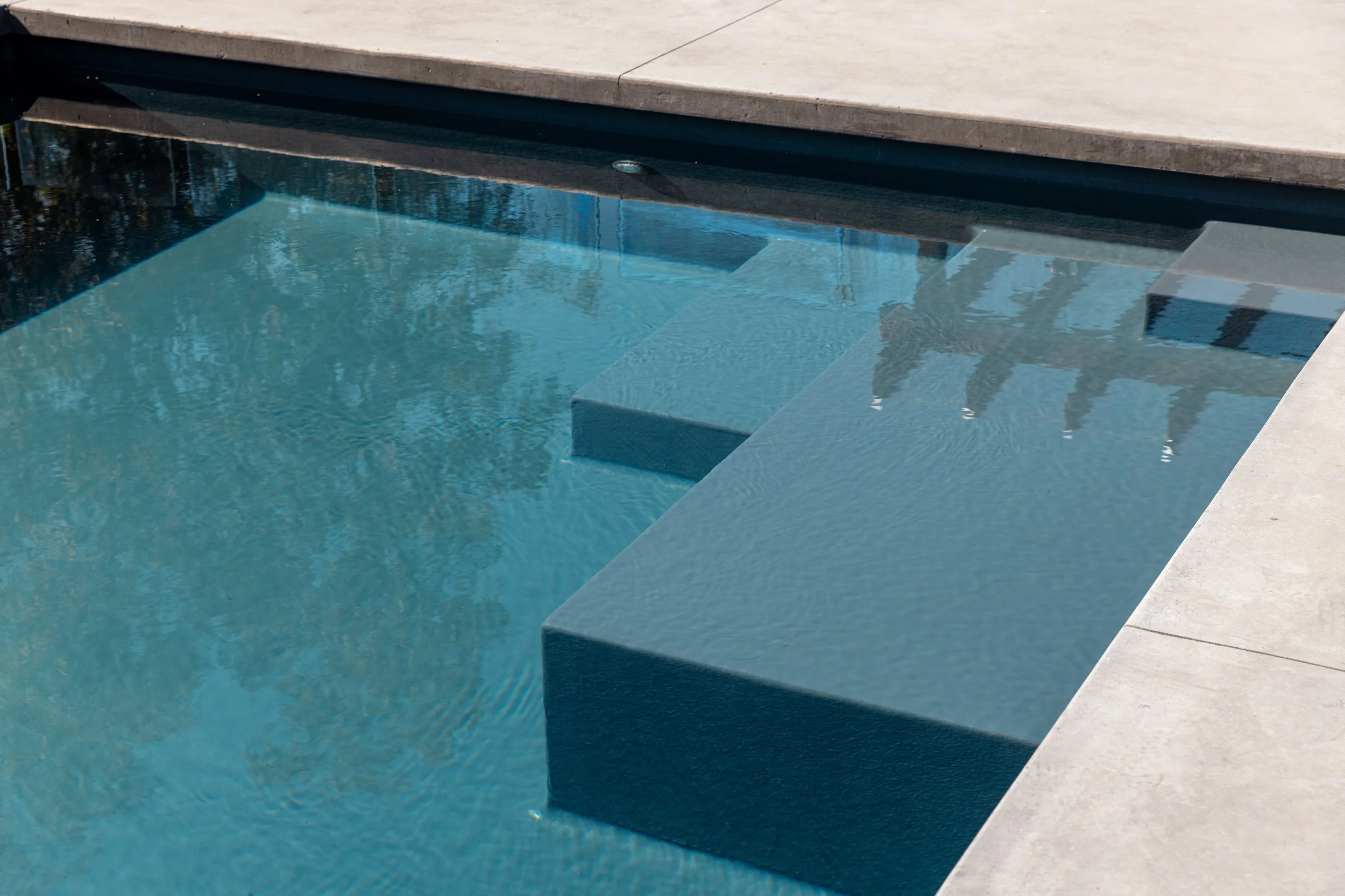 Custom swimming pool steps - how to add style and function to your pool ...
