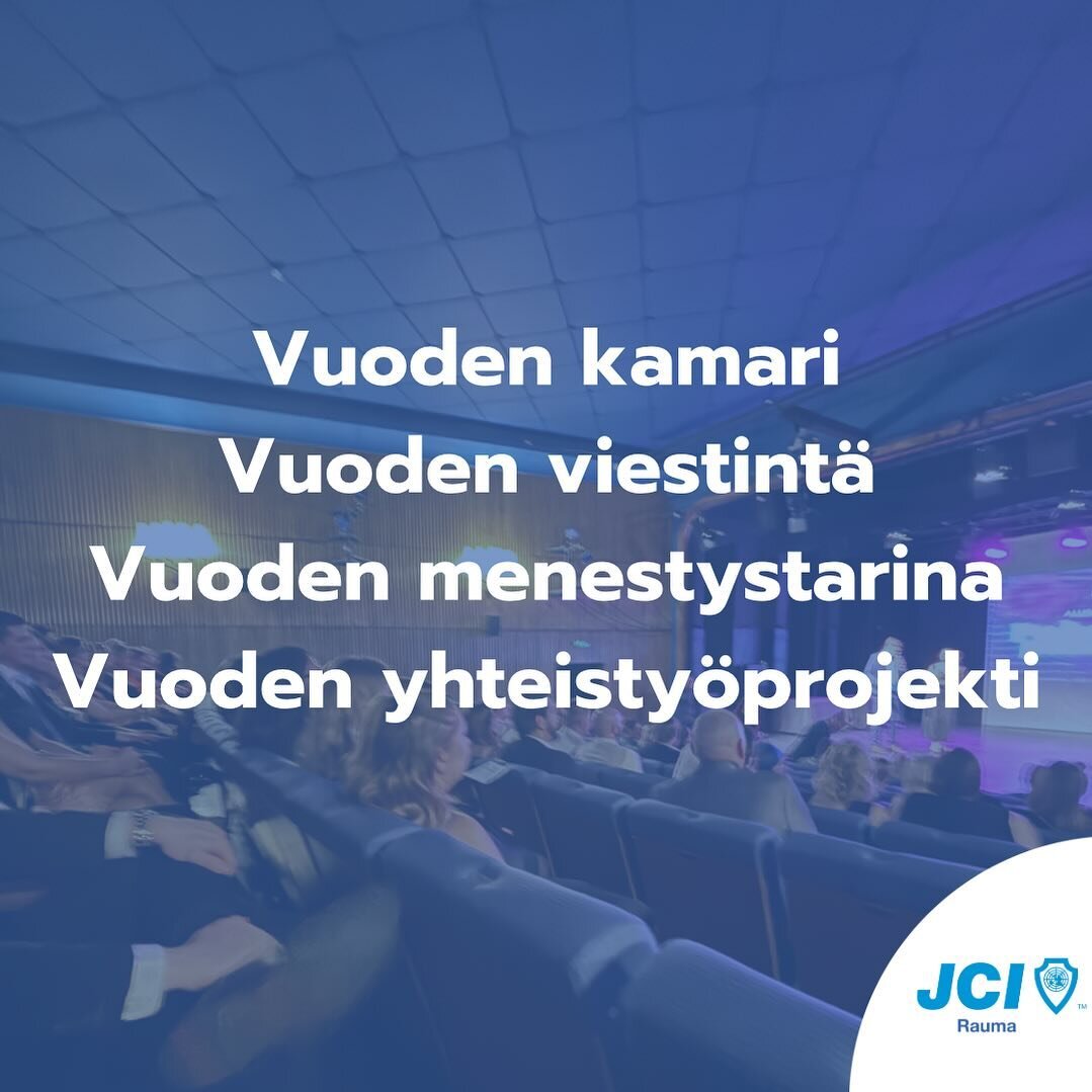 Lauantai huipentui C-alueen aluevuosikokoukseen, jossa palkittiin viime vuoden toiminta Tampereella @karkikonferenssi24.

Rauman Nuorkauppakamari palkittiin seuraavasti:

✨ Vuoden kamari

✨ Vuoden paras viestint&auml;

✨ Vuoden menestystarina, Urasta