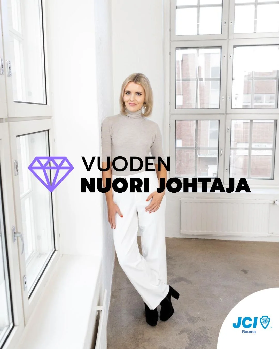 Kaisa Ylitalo on ehdolla Vuoden Nuoreksi Johtajaksi. 

Suomen Nuorkauppakamarit ry etsiv&auml;t j&auml;lleen vuoden nuorta johtajaa. Haku on k&auml;ynniss&auml; syyskuun ajan ja voittaja julkistetaan marraskuussa. 

✨ Ehdokas voi olla alle 40-vuotias