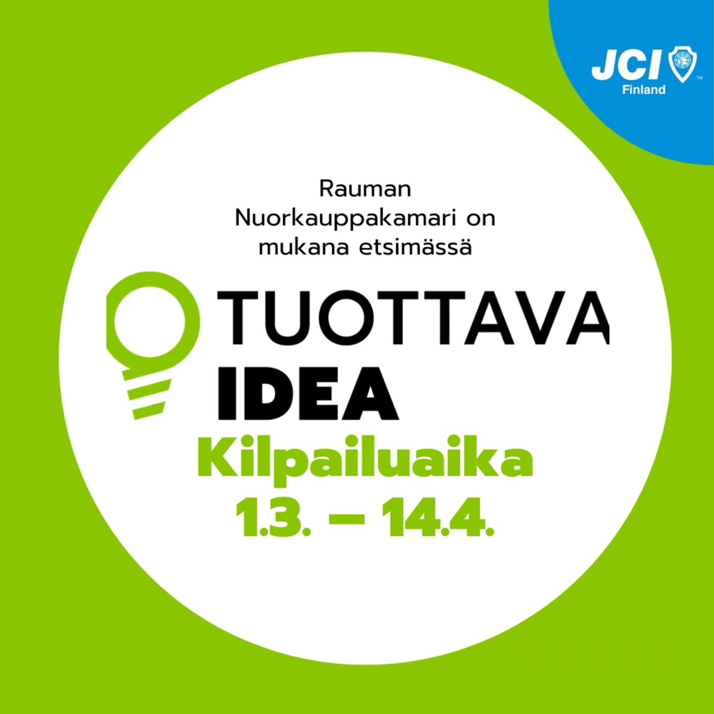 Tuottava Idea - kilpailu on Suomen Nuorkauppakamareiden j&auml;rjest&auml;m&auml; kaikille avoin innovaatiokilpailu, joka on tarkoitettu enint&auml;&auml;n kolme vuotta vanhoille tuote- tai palveluideoille. Kilpailu haluaa nostaa esiin uusia liikeide