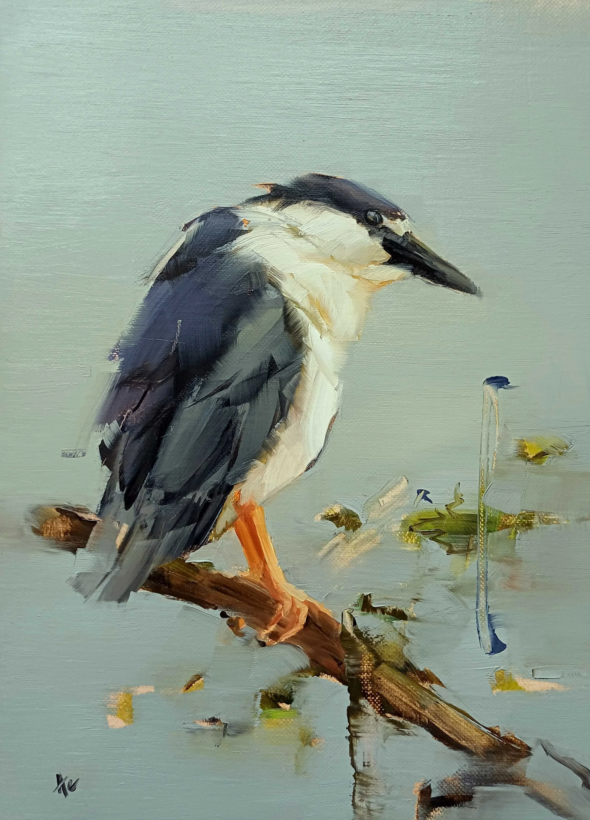 The silent vigil by Andreea Cataros