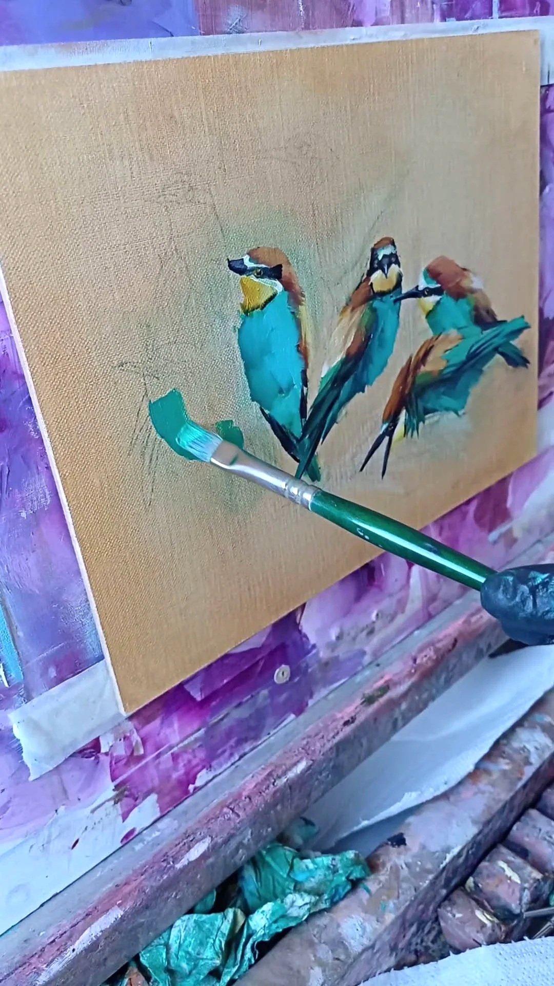 European Bee Eaters 