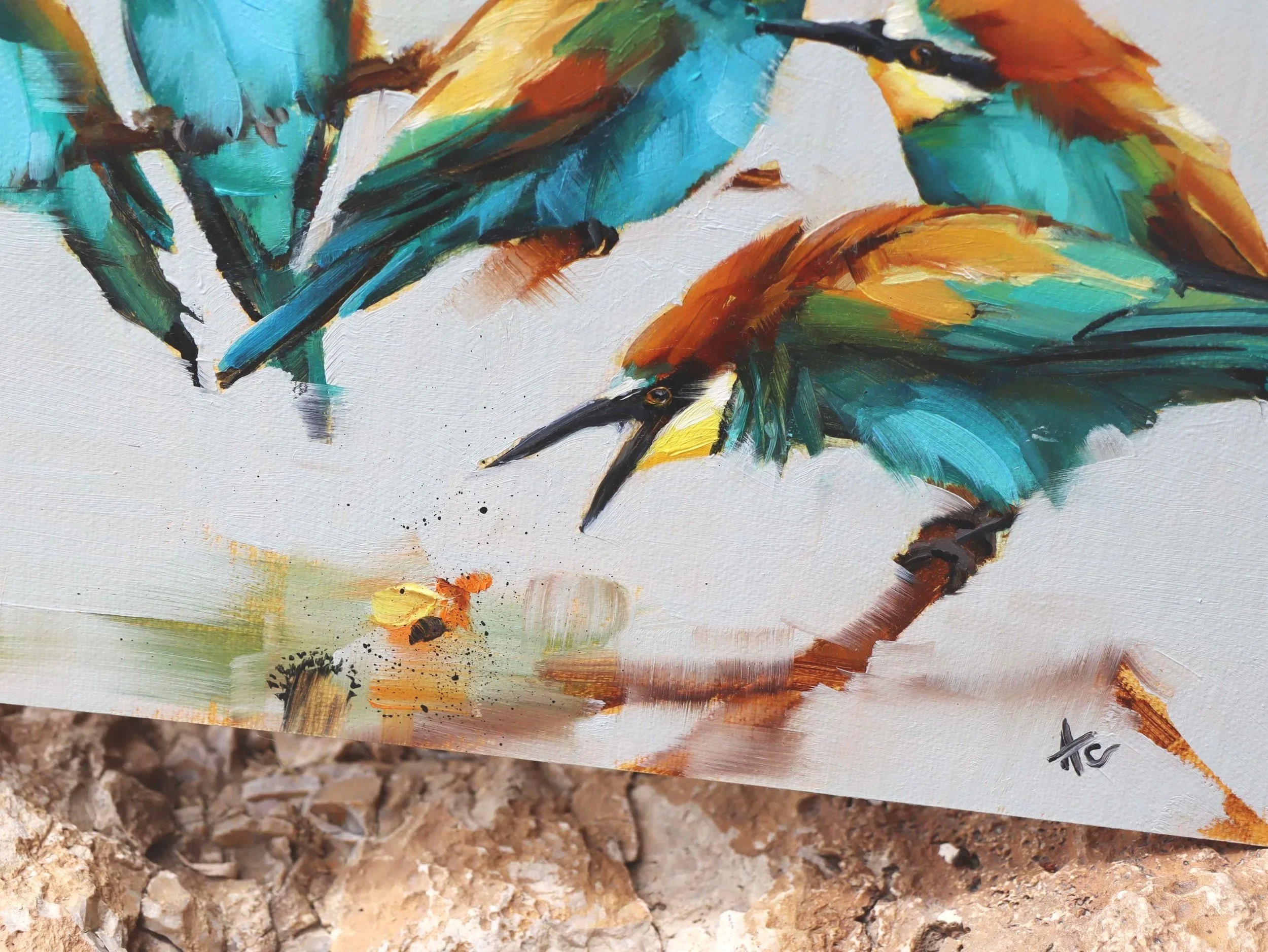 Oil Painting by Andreea Cataros