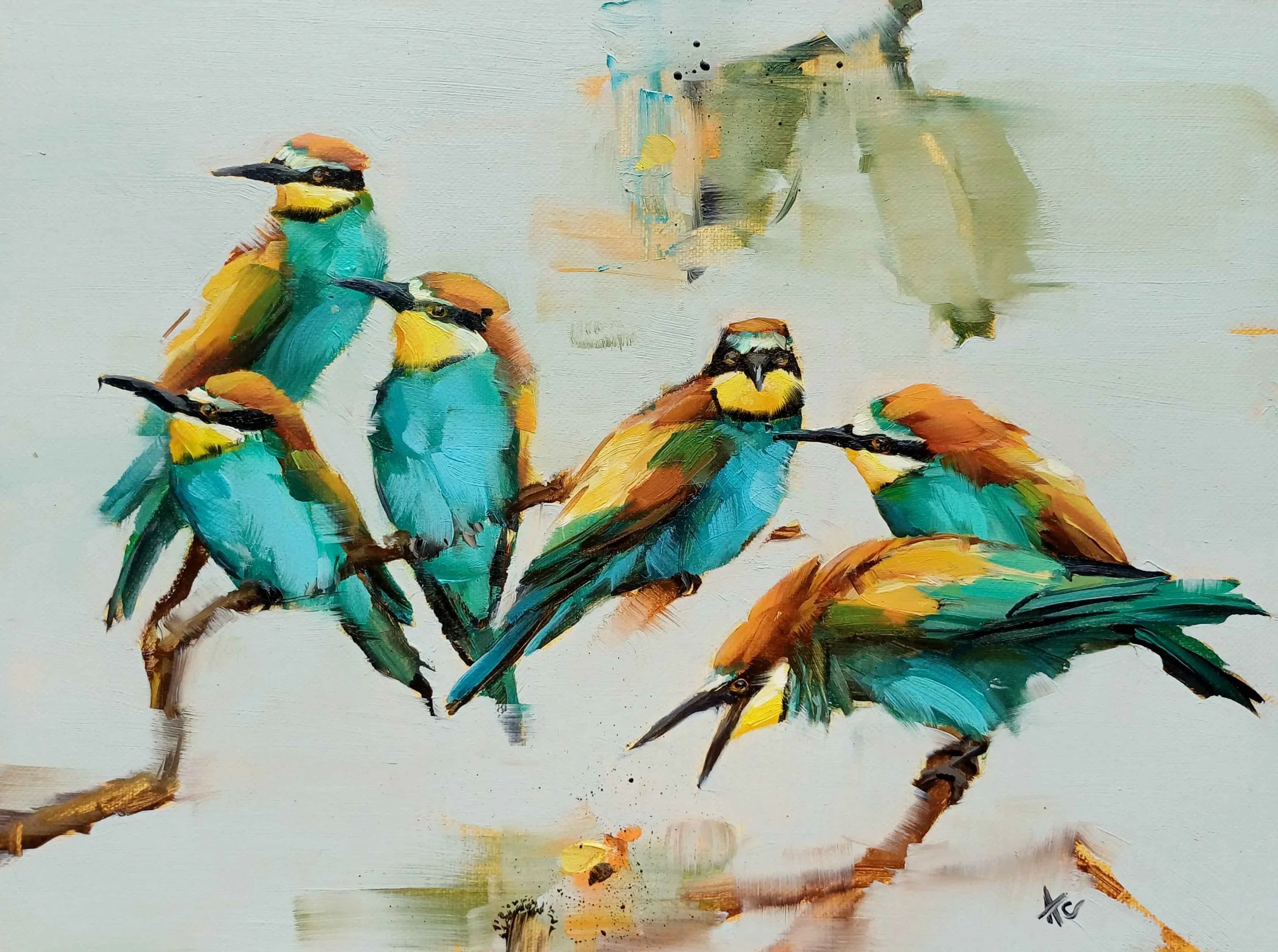 Where the Steppe Whispers Turquoise by Andreea Cataros