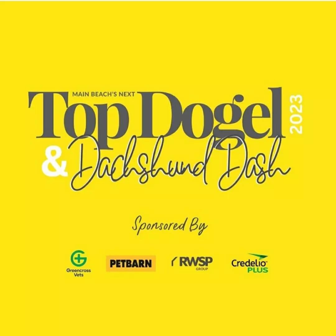Calling all Pooch Lovers! &nbsp;It's time to enter your pup in the Main Beach Next Top Dogel. Hosted in Tedder Avenue on Saturday, August 5th 2023 🐕🐩🦮
Entires for the Top Dogel Parade and Dachshund Dash close June 21st and all entires must be made