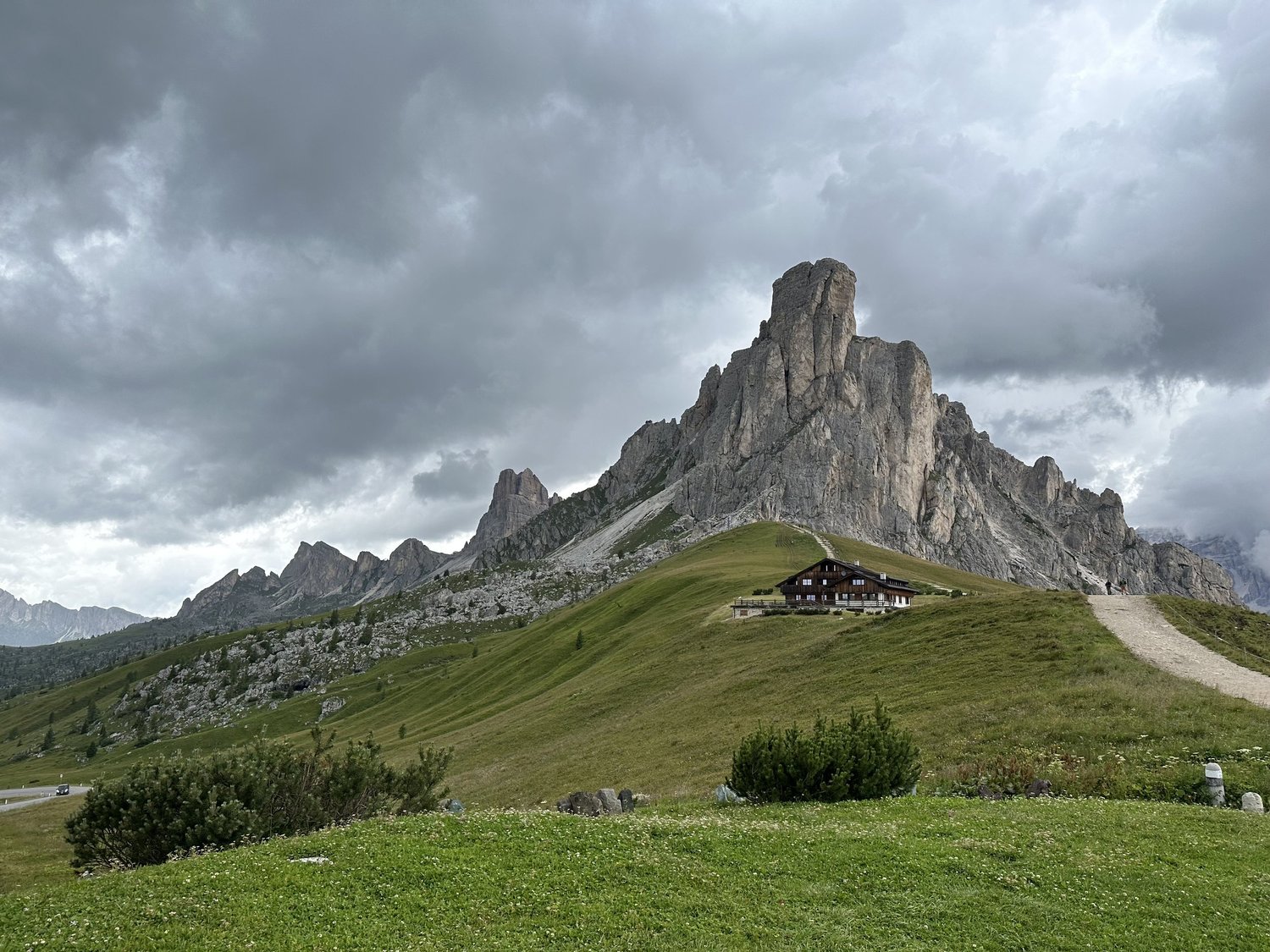 A road through the Dolomites