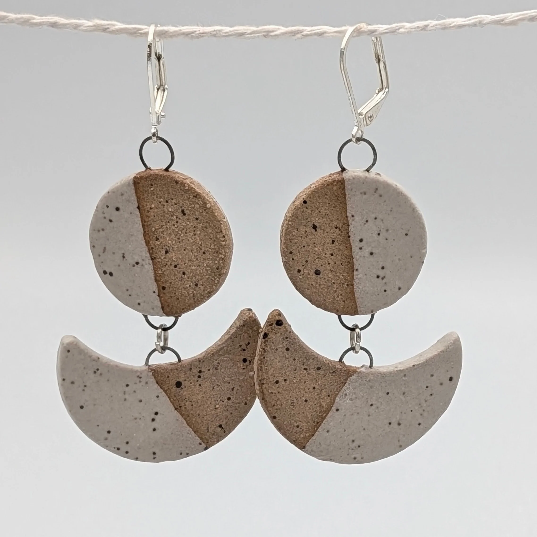 Halfsie Crescent Dangles