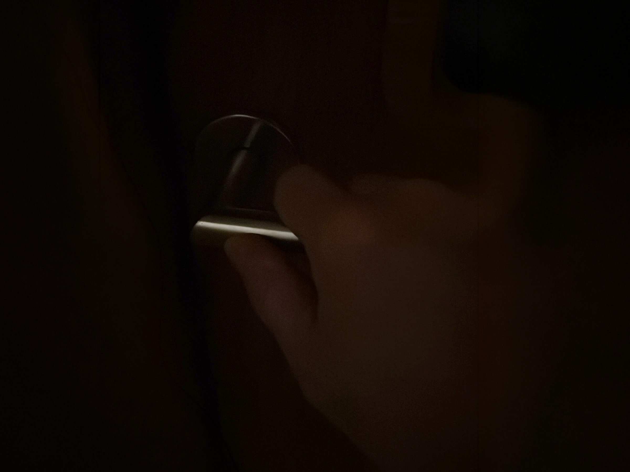 I knew it wasn't my door.