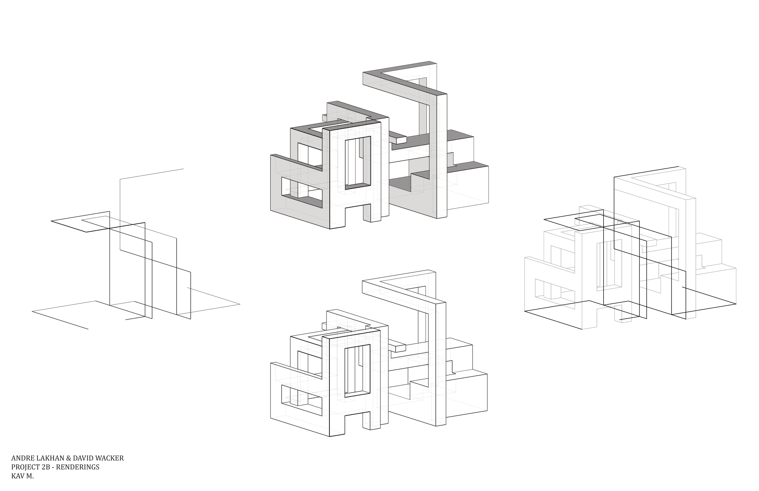 (2016) Space Studio: A semester design studio with a focus on space and scale, through physical models, digital 3D models, and composite images. 