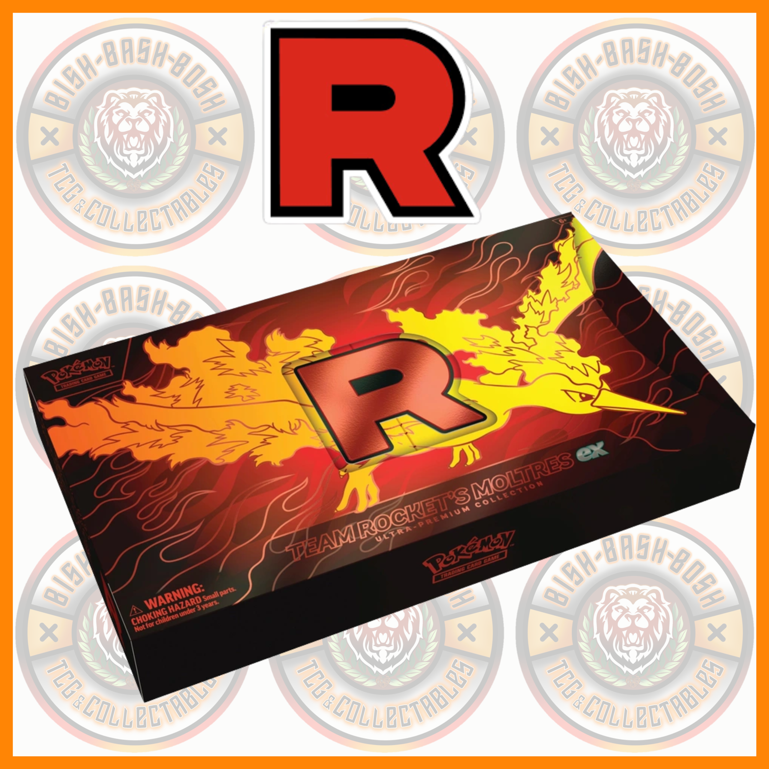 Team Rocket's Moltres ex Ultra-Premium Collection Box
