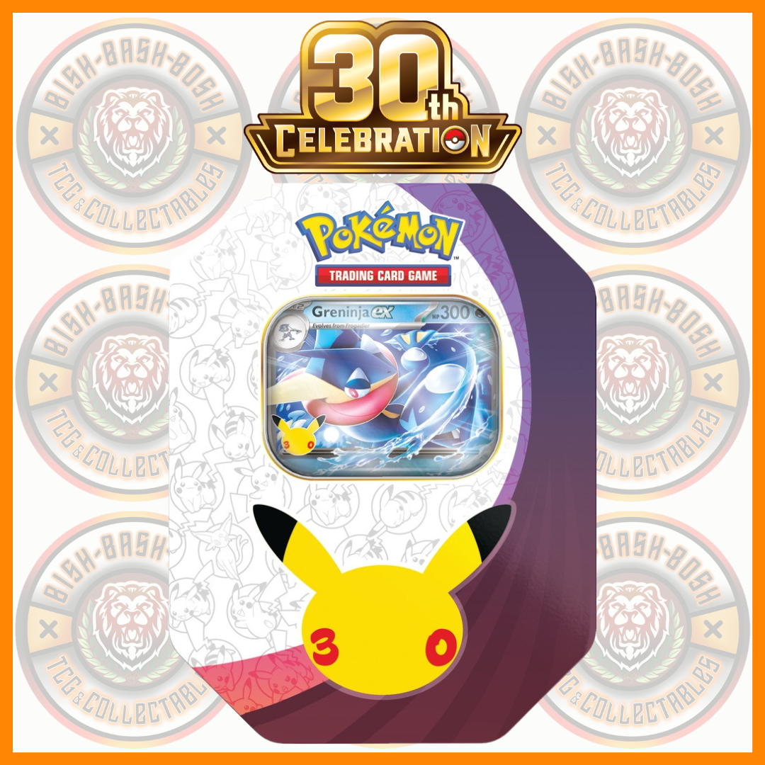 Pokemon 30th Anniversary Greninja EX Tin