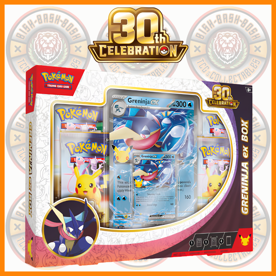 Pokemon 30th Anniversary Greninja EX Box