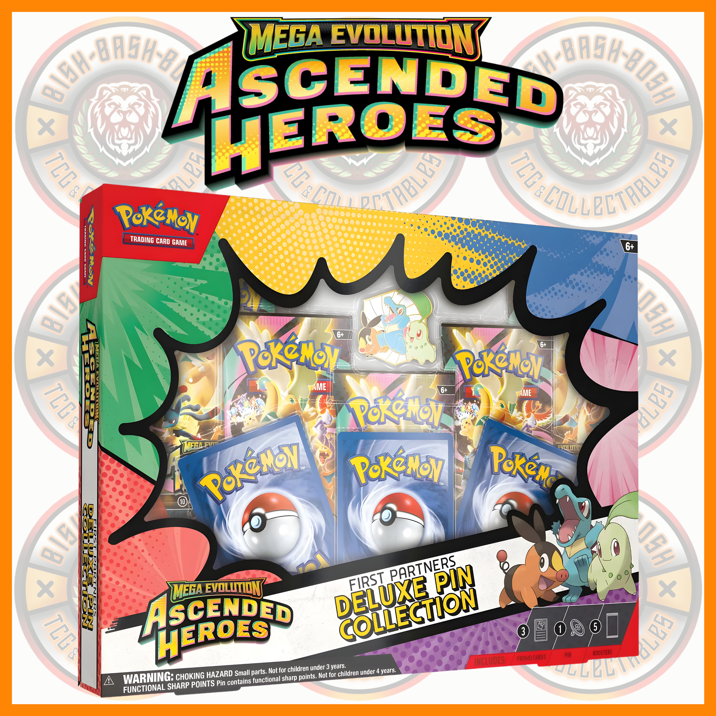 Ascended Heroes First Partners Deluxe Pin Collection