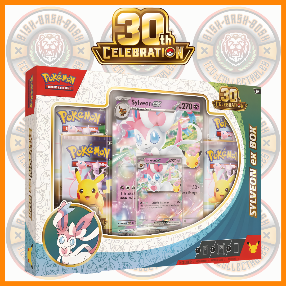 Pokemon 30th Anniversary Sylveon EX Box