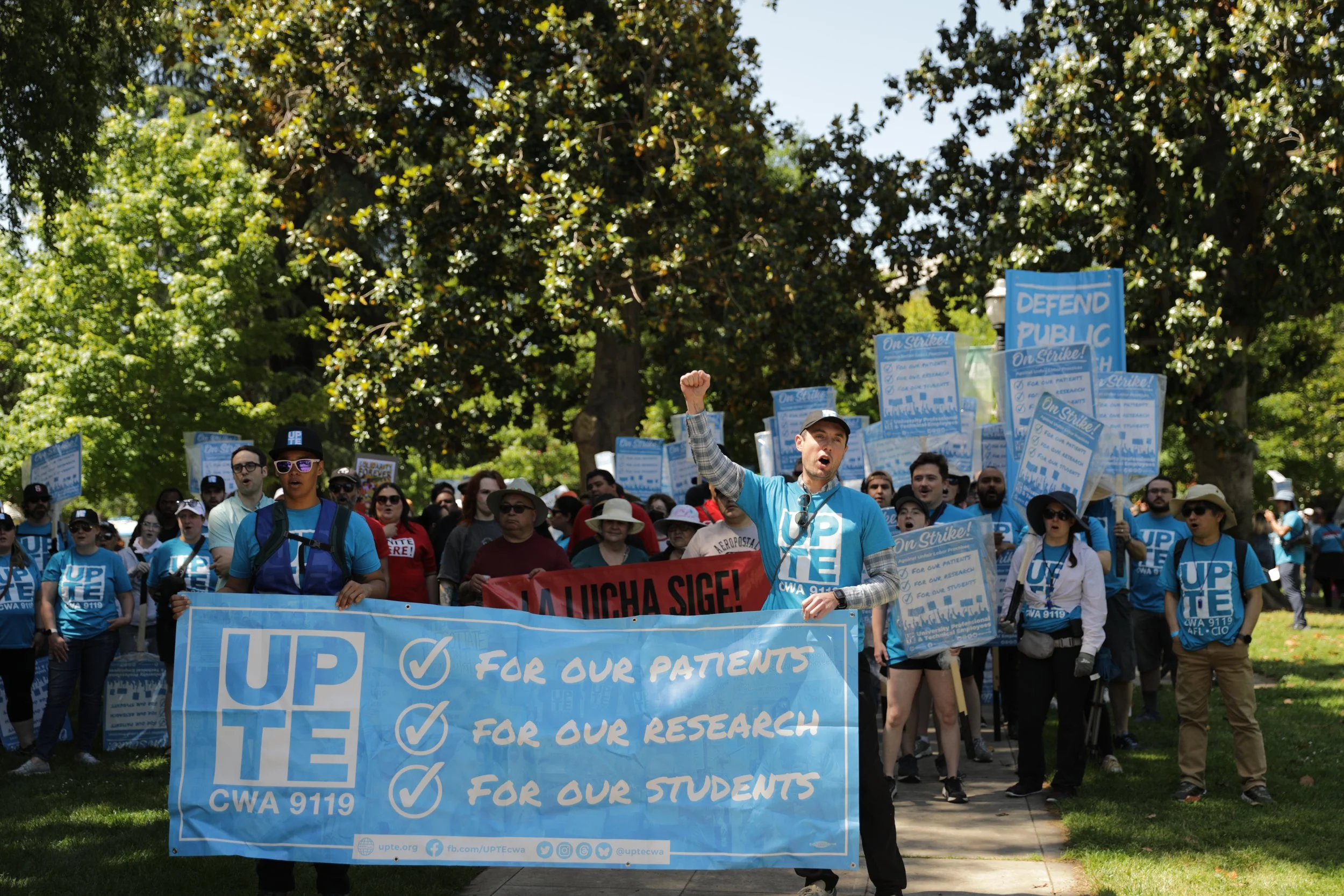 Demanding justice and standing in solidarity