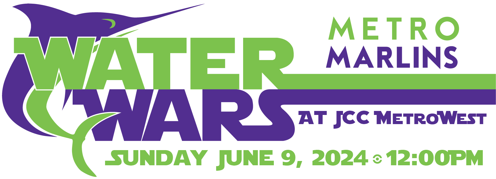 An integrated Metro Marlins logo with a Star Wars inspired theme for a friendly competition.