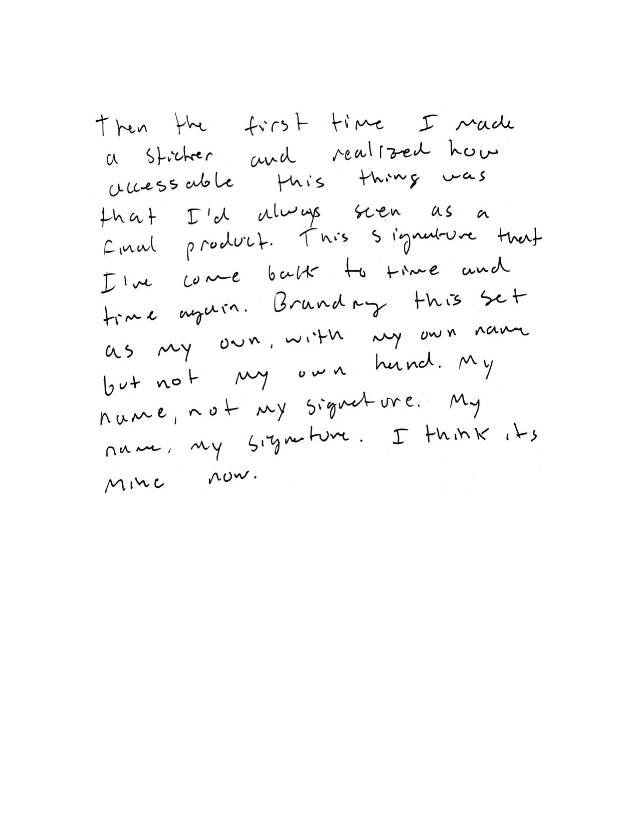 Page 11, Interview With Artist, edition of 30, magazine, 2016
