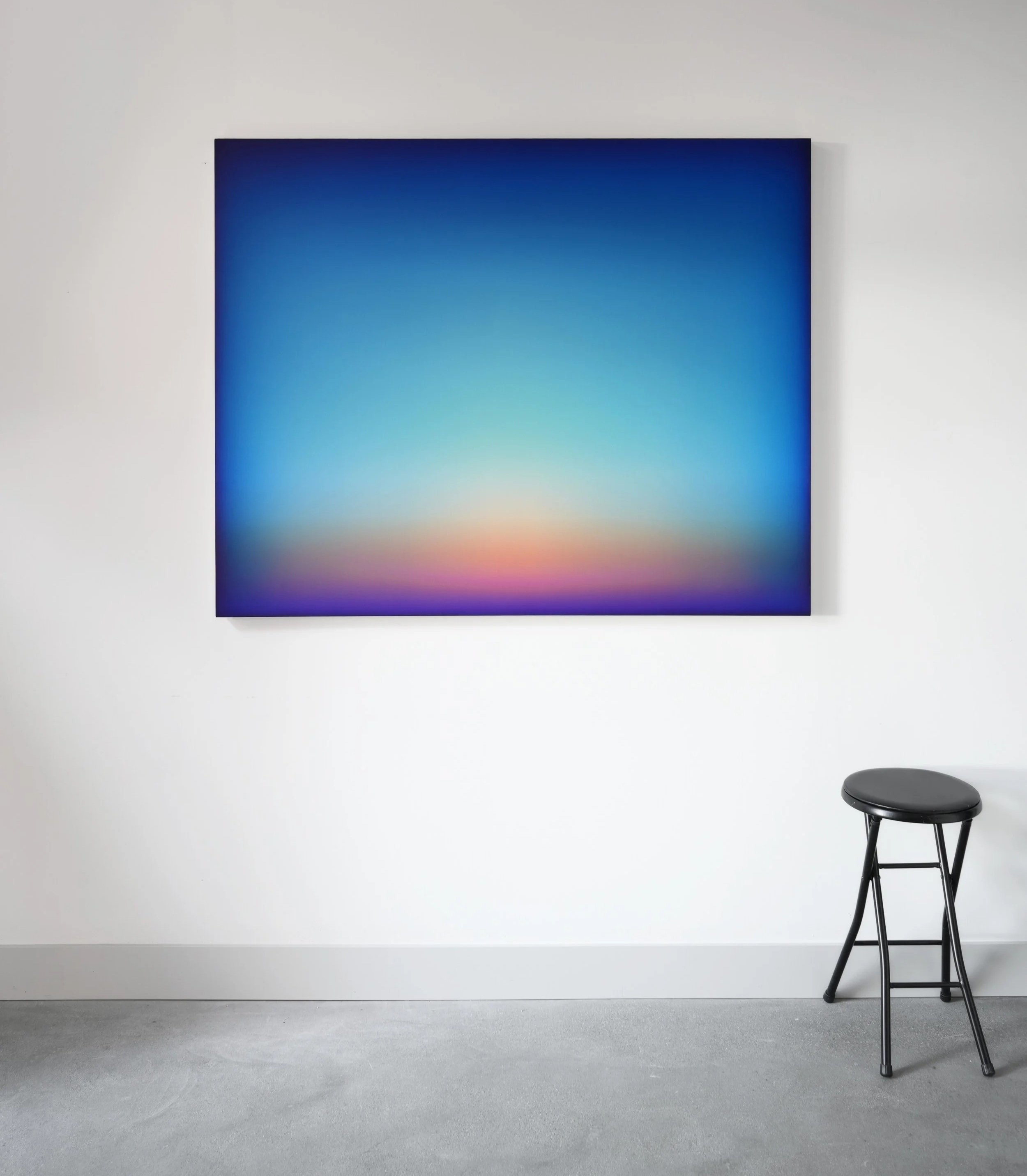 Horizon series painting by Patrick DeAngelis, contemporary oil painter based in San Diego, California