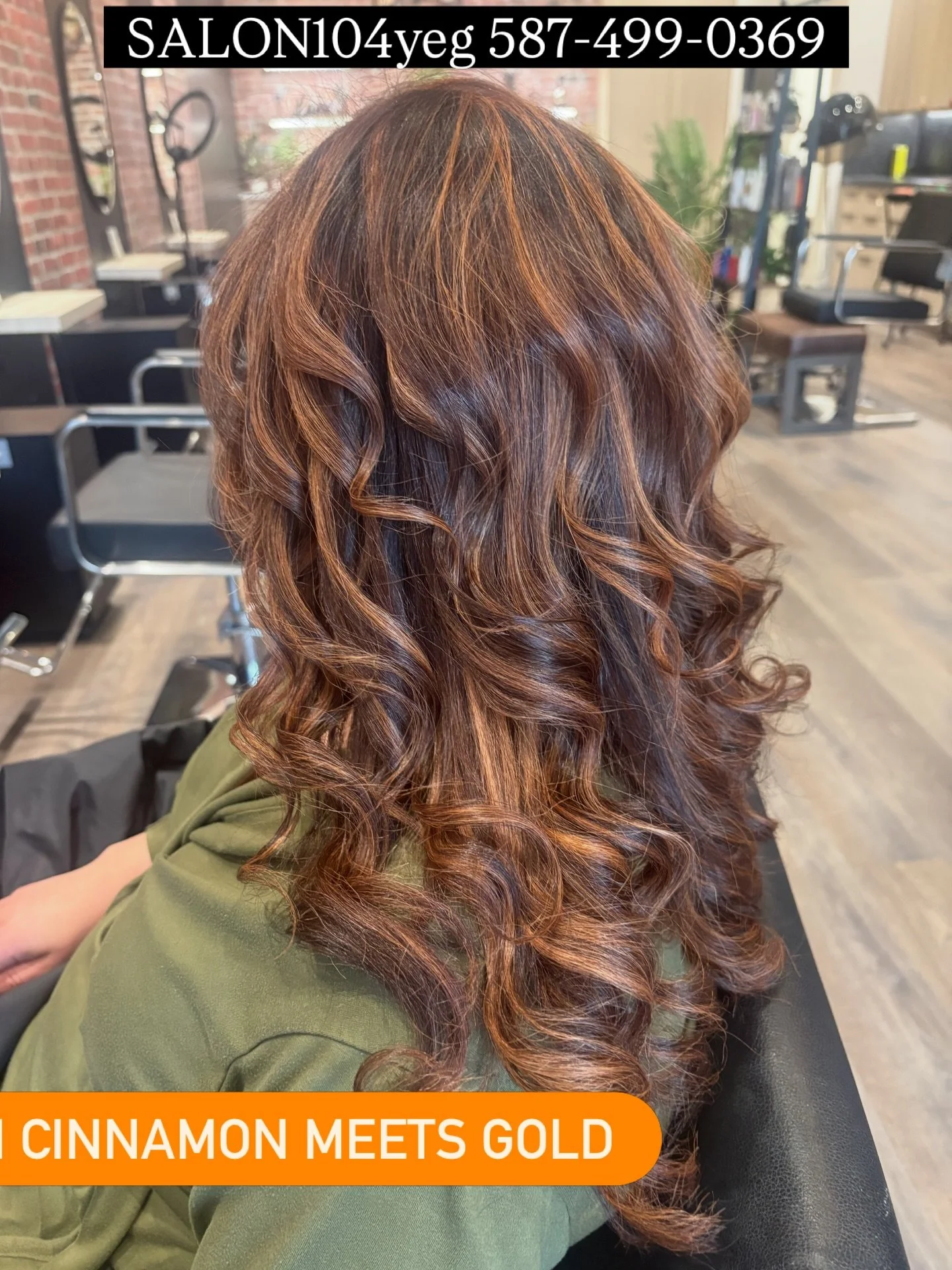 Warm and sassy colour 🧡💛 #yeghair #yegstyle #yegwomen #yegcolourist #yegsalon