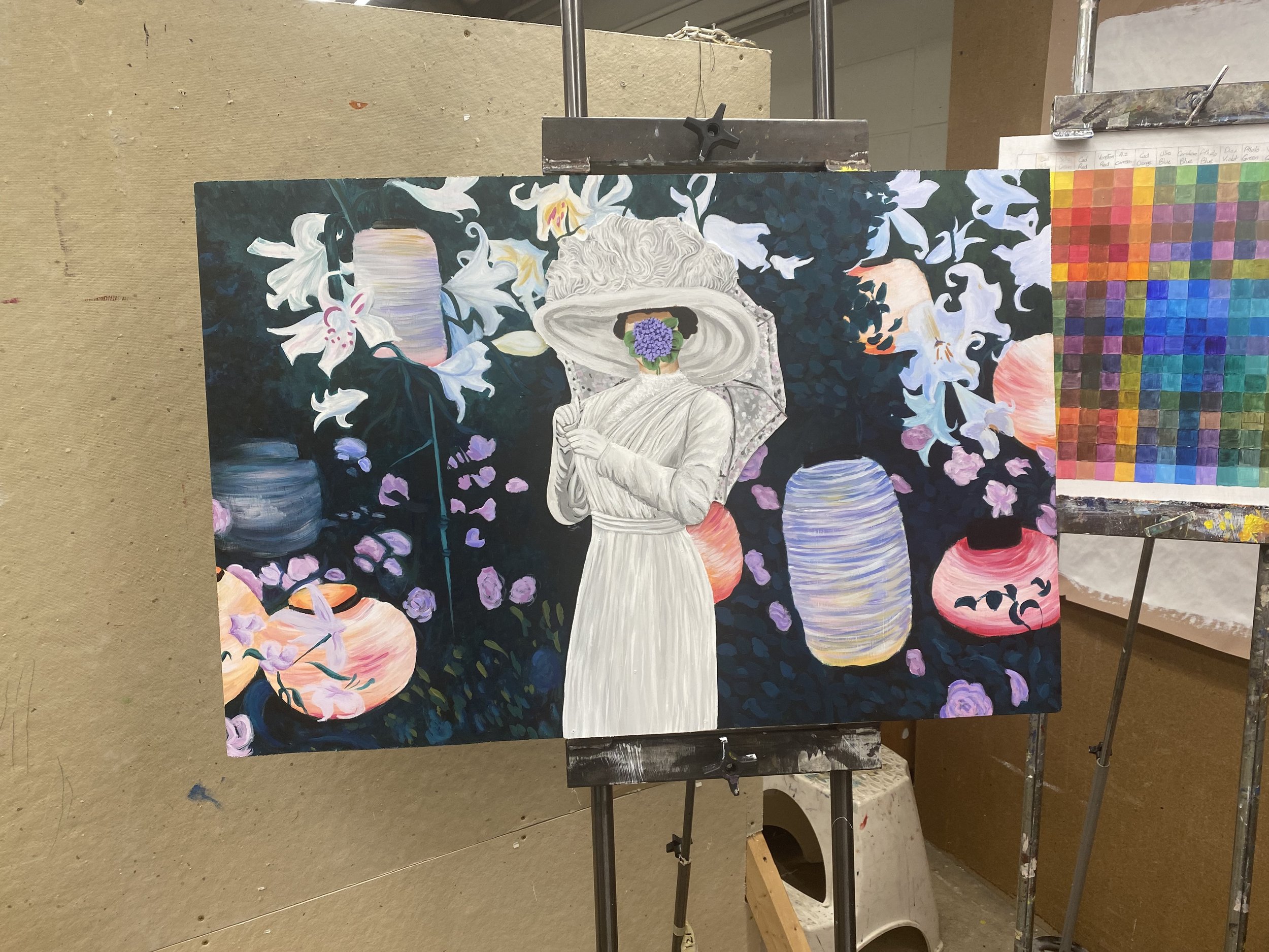 Sargent and Magritte Painting 2022