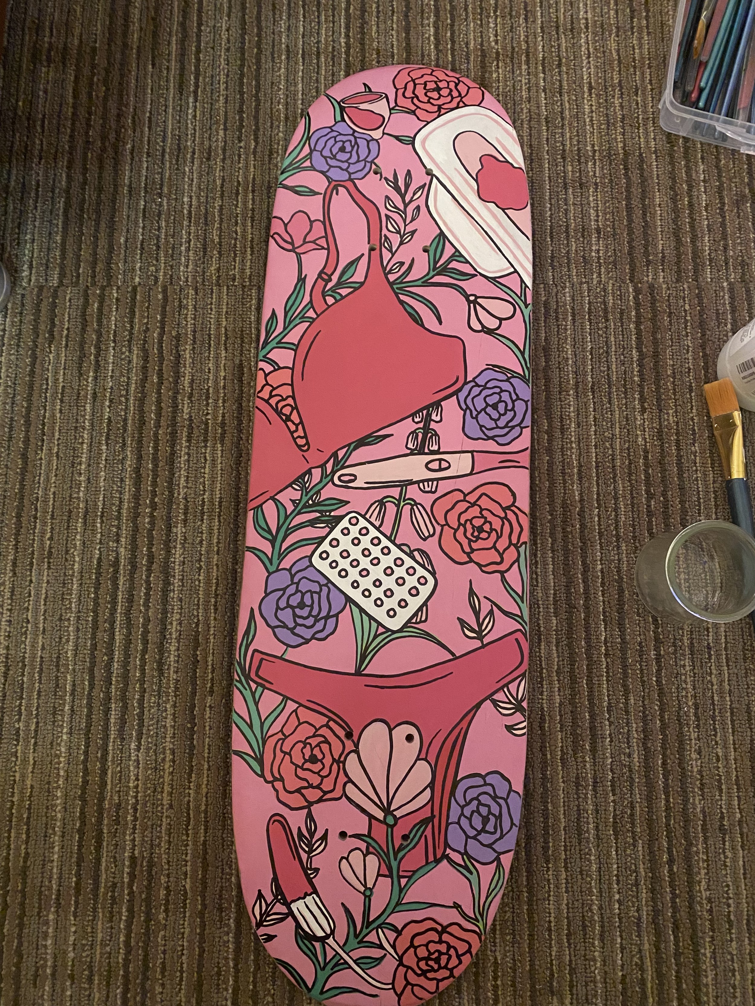Feminine Products Skateboard 2021