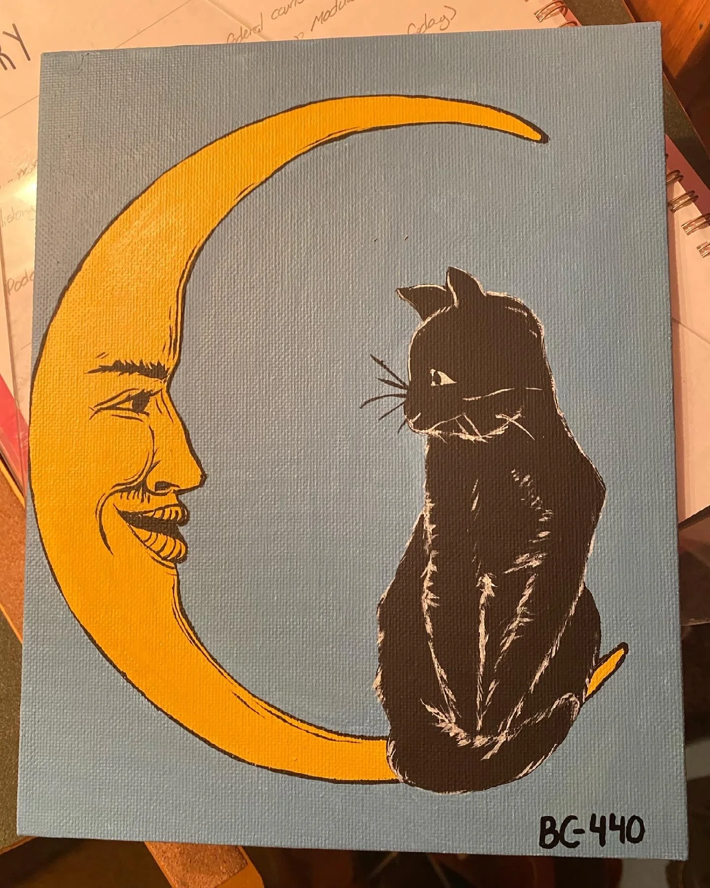 Cat on Moon