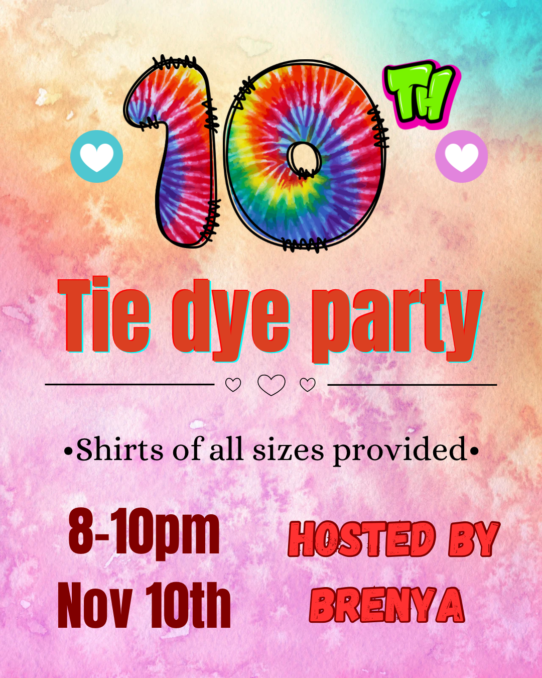 Tie Dye Party