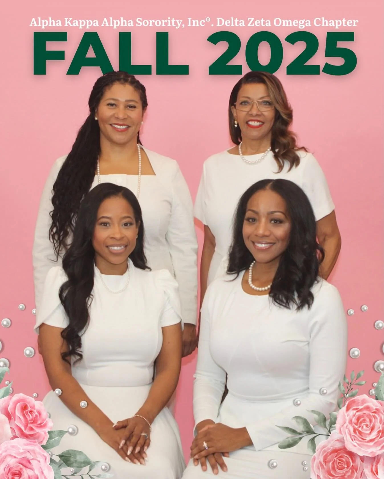 The legacy continues&hellip; 🌸💚

The Delta Zeta Omega Chapter of Alpha Kappa Alpha Sorority, Incorporated&reg; proudly welcomes four phenomenal new members into our illustrious sisterhood!

Meet our Fall 2025 New Initiates

🩷Brittany Nelson
💚Mali