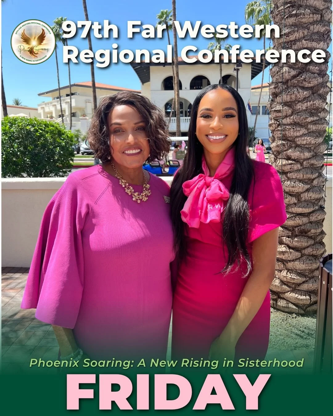 A day rooted in purpose and sisterhood! We gathered to handle the business of Alpha Kappa Alpha, fellowshipped with Sorors from across the region, and celebrated our phenomenal Regional Director at her Regional Director Dinner. 💗💚 #AKA1908 #akafwrc