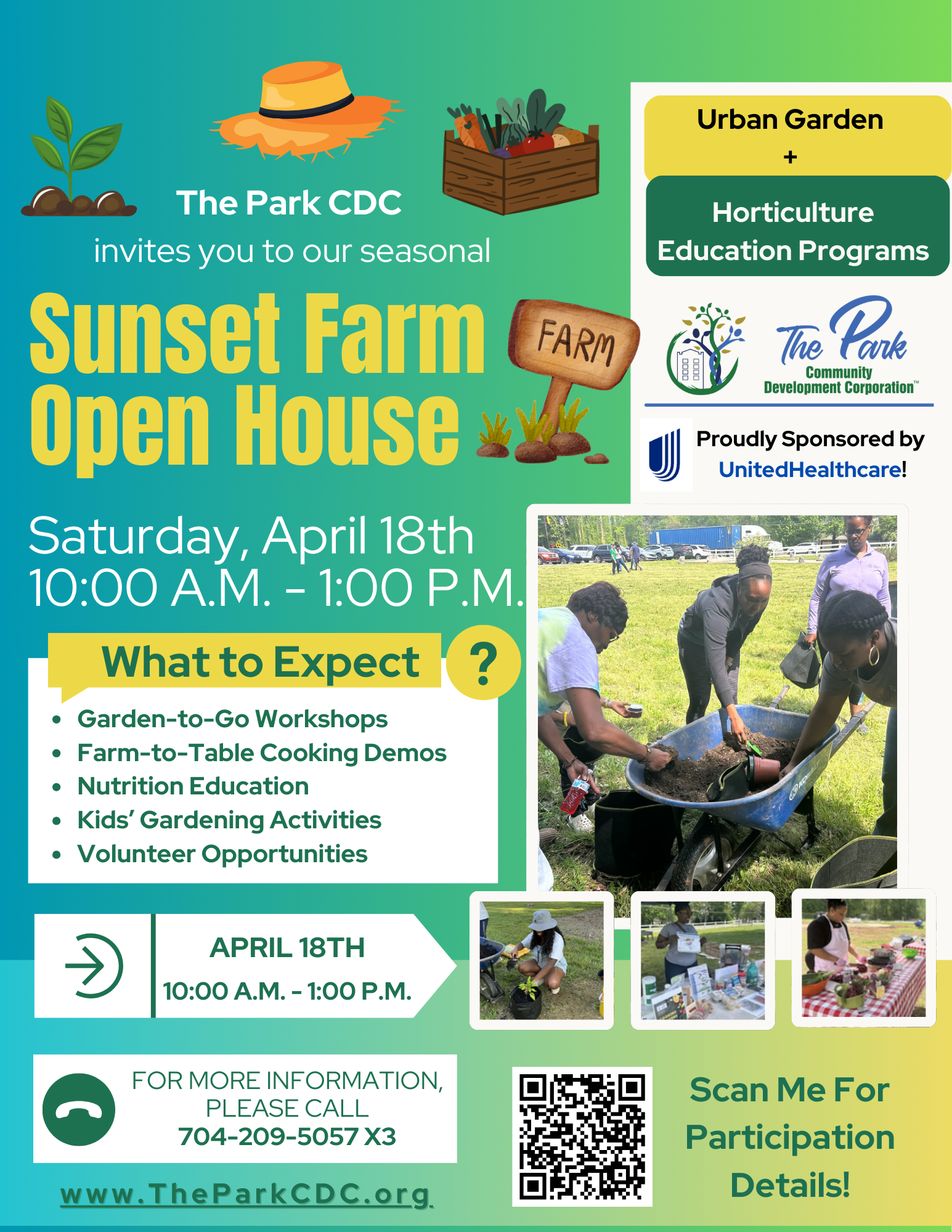 Sunset Farm Spring Open House — The Park CDC