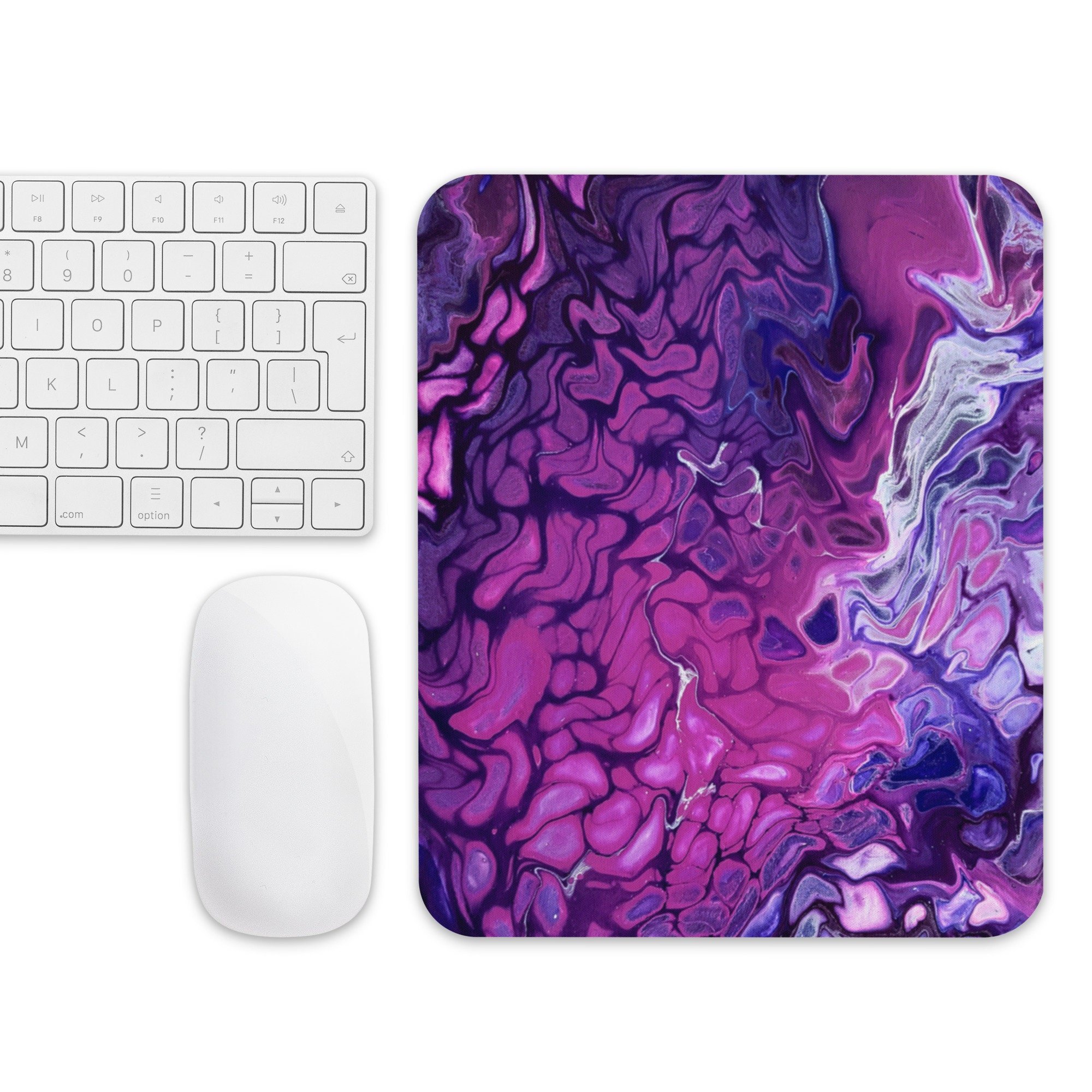 Mouse Pad - Purple's Paradise - Purple Abstract Design - Liminal Layers