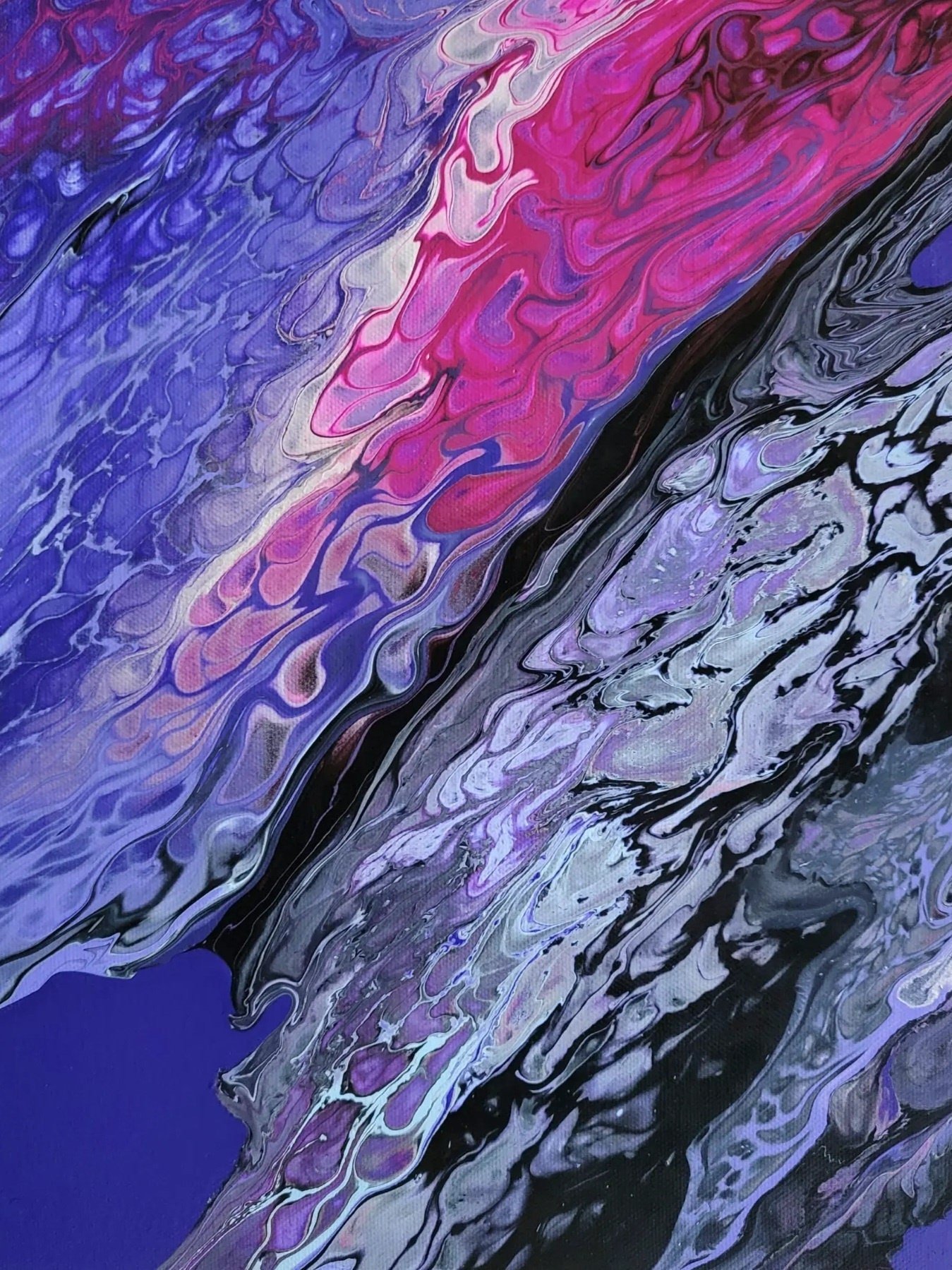 Chasm - Original Abstract Painting - 11x14 inch - Acrylic on Canvas