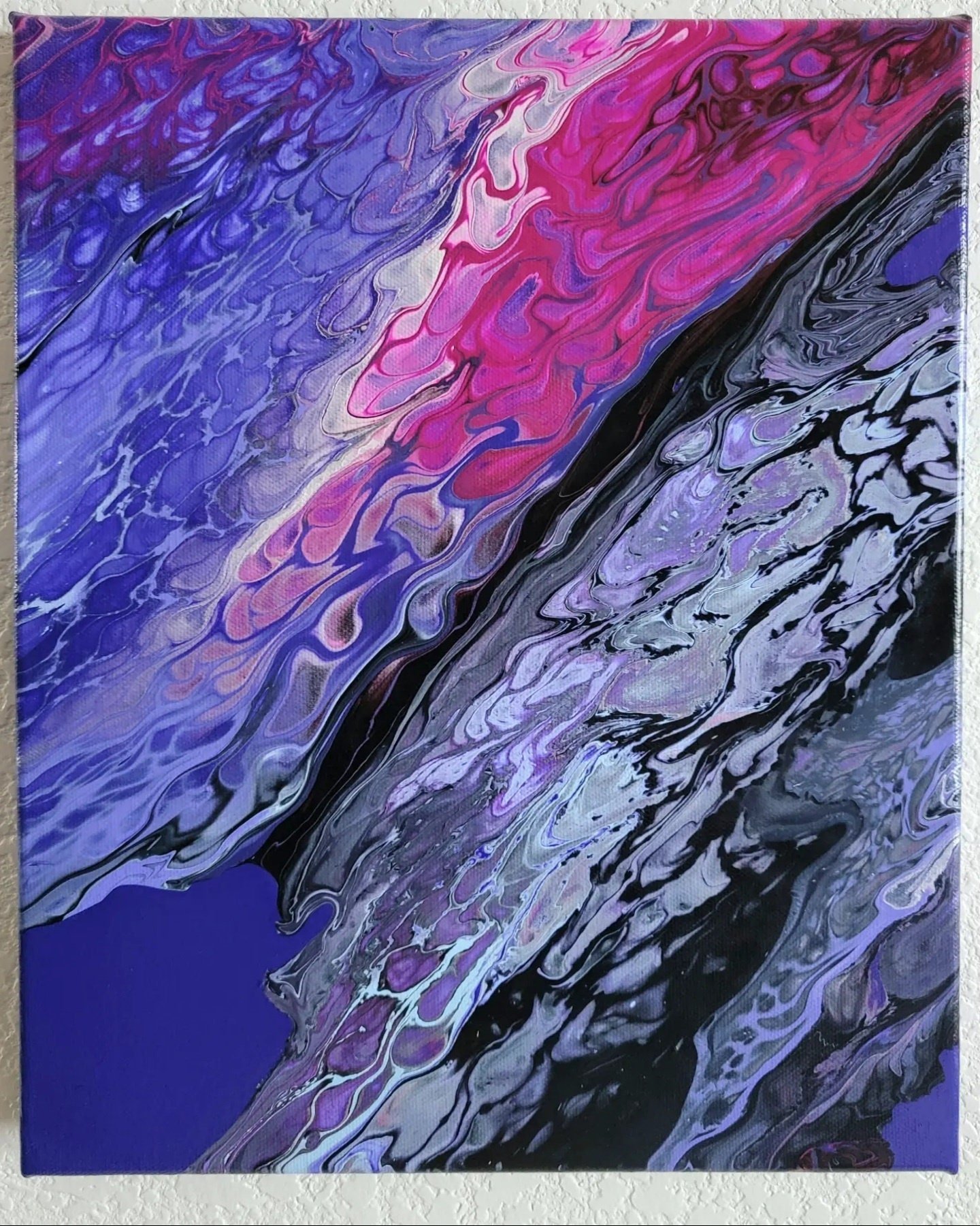 Chasm - Original Abstract Painting - 11x14 inch - Acrylic on Canvas - Liminal Layers