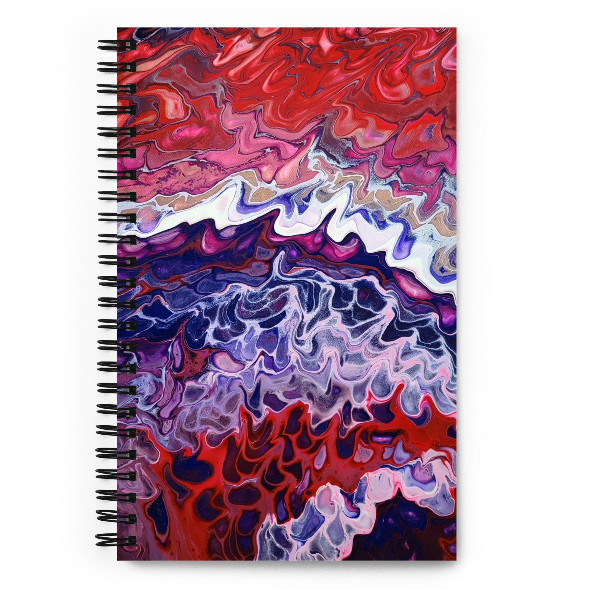 Spiral Notebook - "Give Me a Kiss" - Dotted Page Journal - Liminal Layers