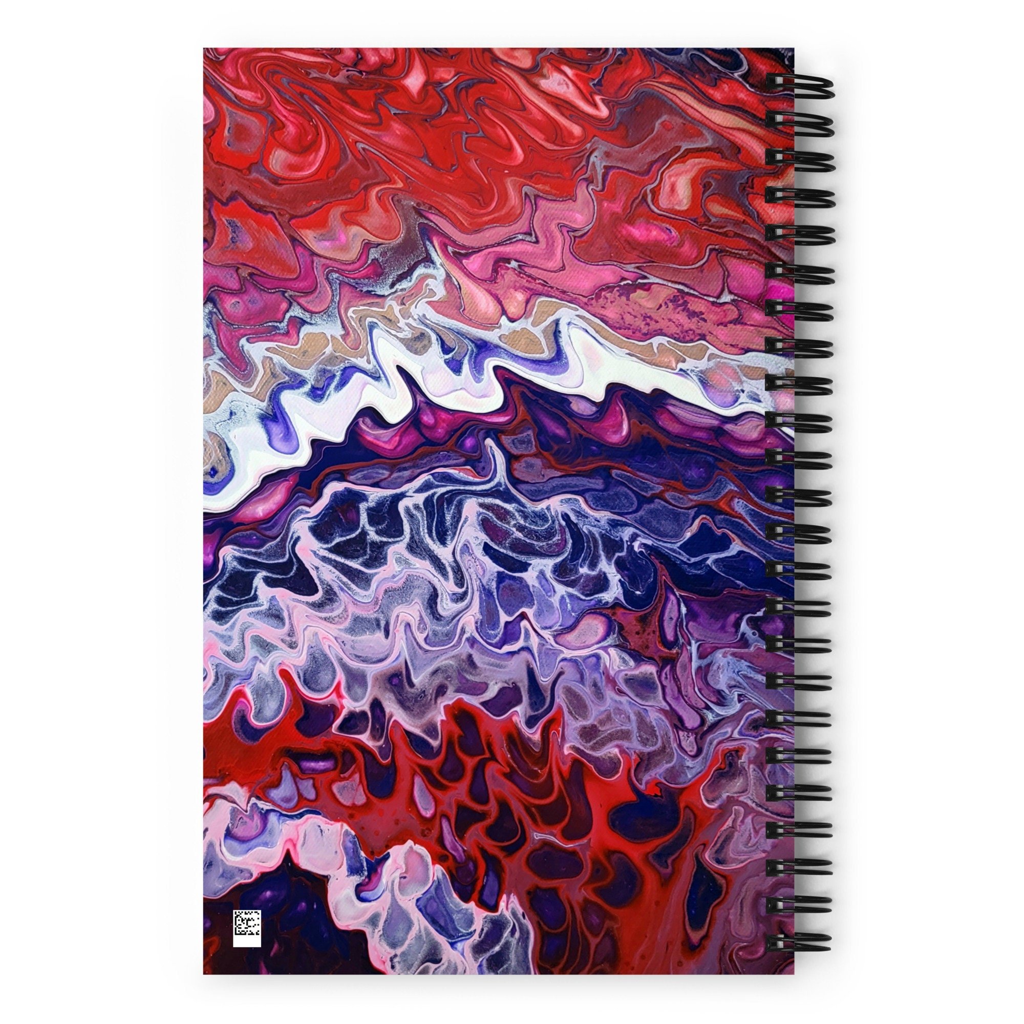 Spiral Notebook - "Give Me a Kiss" - Dotted Page Journal - Liminal Layers