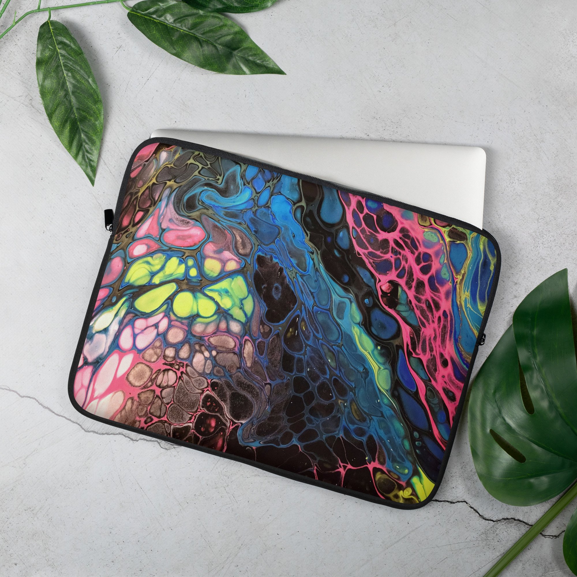 Laptop Sleeve - "Vivid Synapses" - 2 Size Options - Liminal Layers