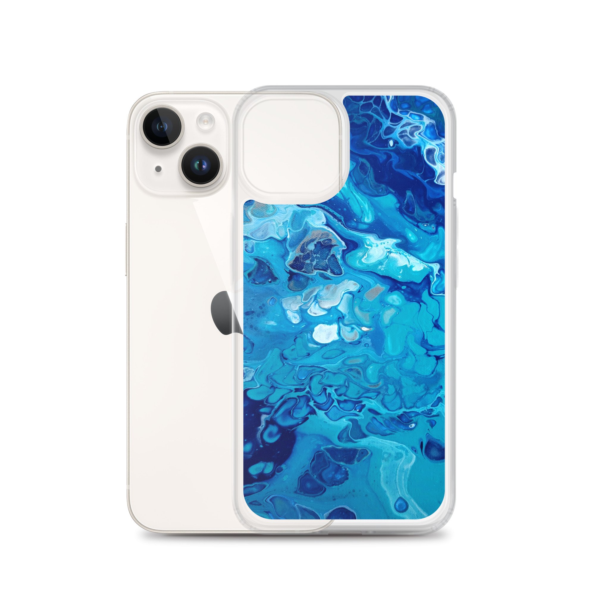 Clear Case for iPhone® - Currents of Clarity - Liminal Layers