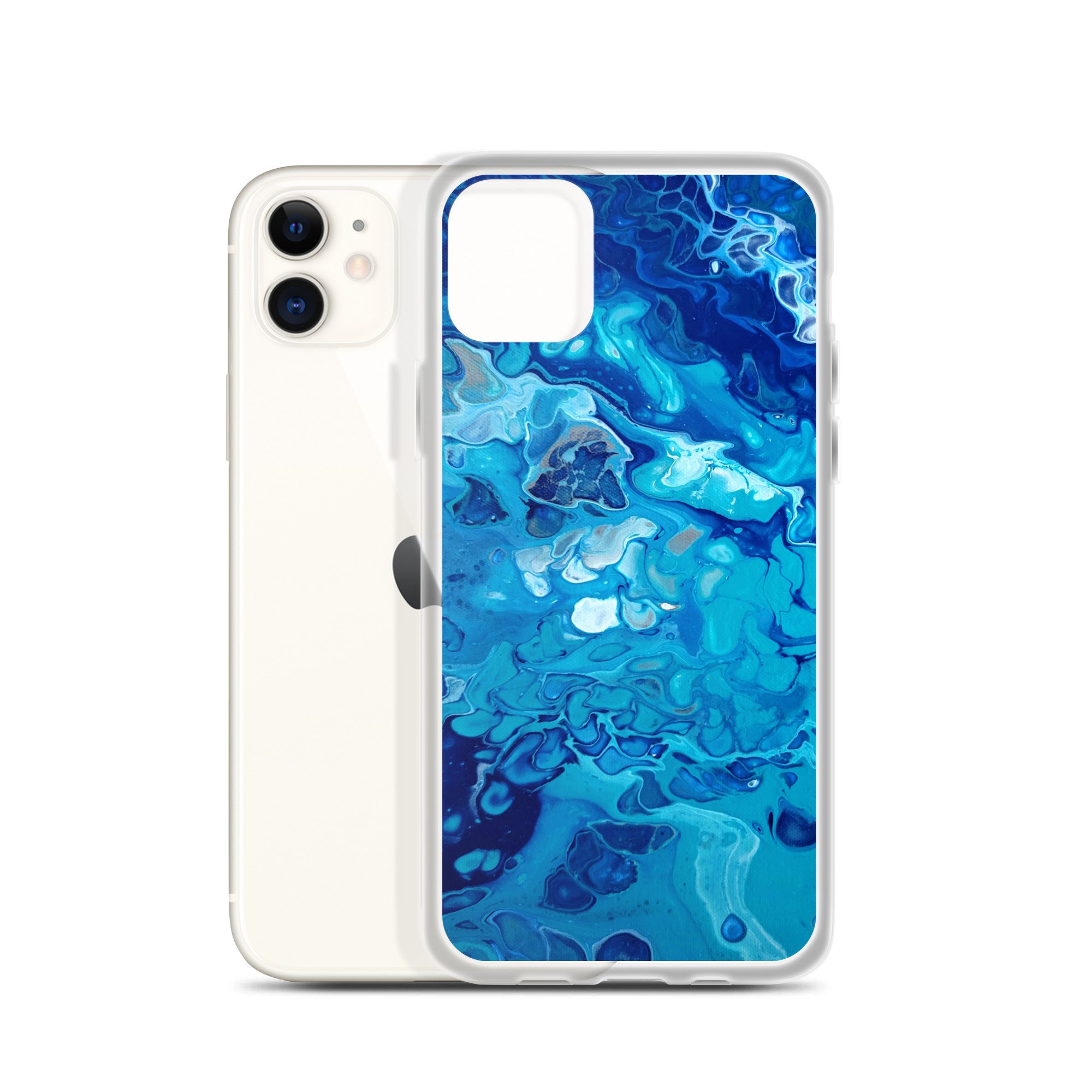 Clear Case for iPhone® - Currents of Clarity - Liminal Layers
