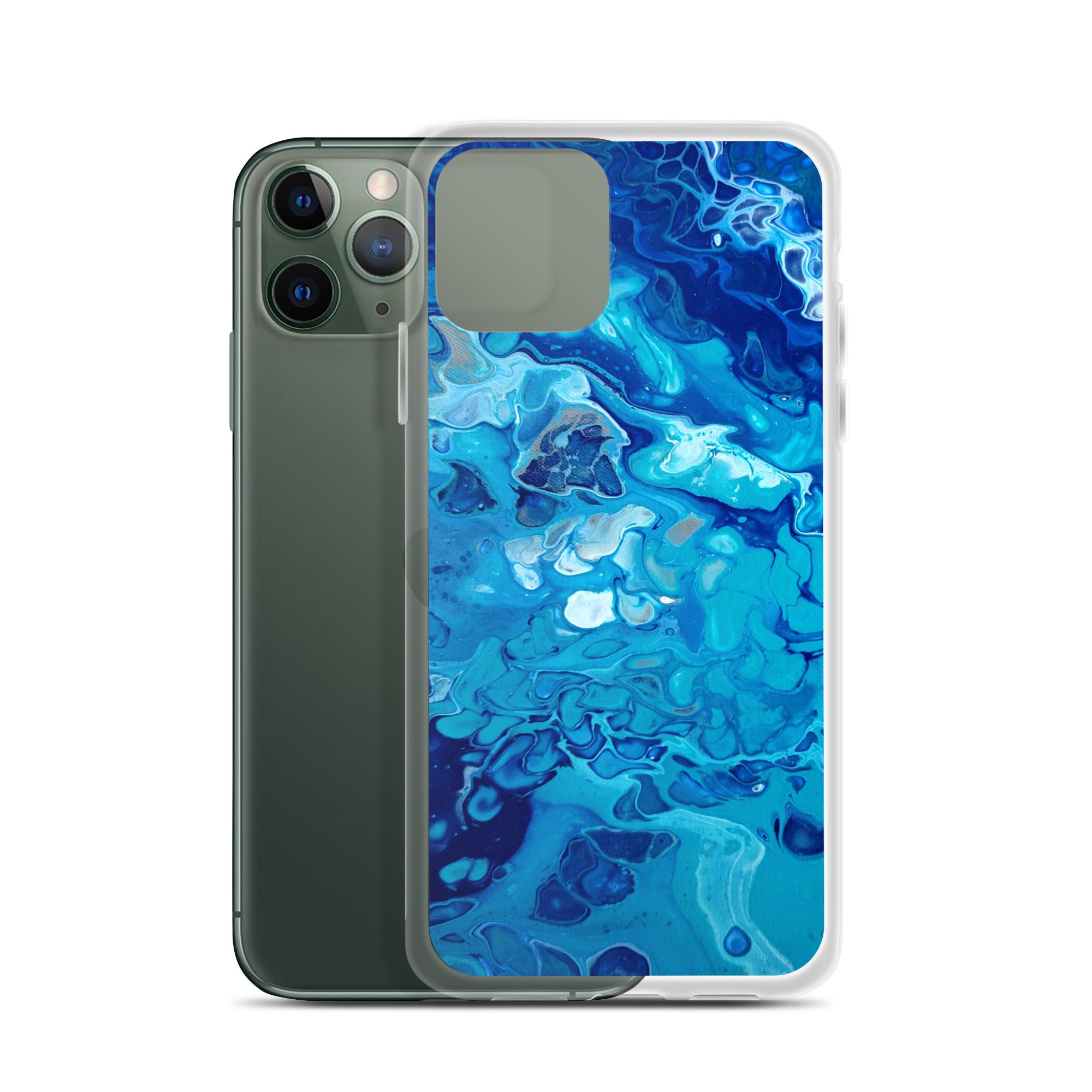 Clear Case for iPhone® - Currents of Clarity - Liminal Layers