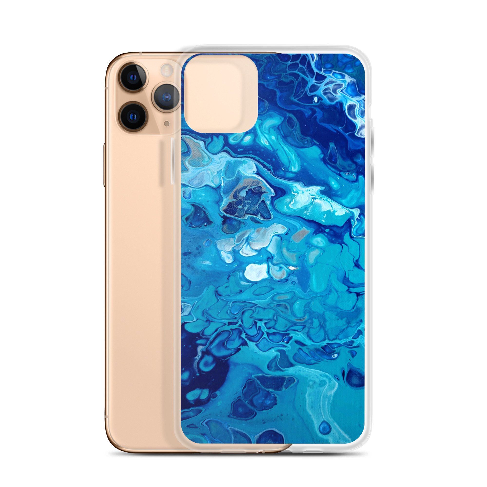 Clear Case for iPhone® - Currents of Clarity - Liminal Layers