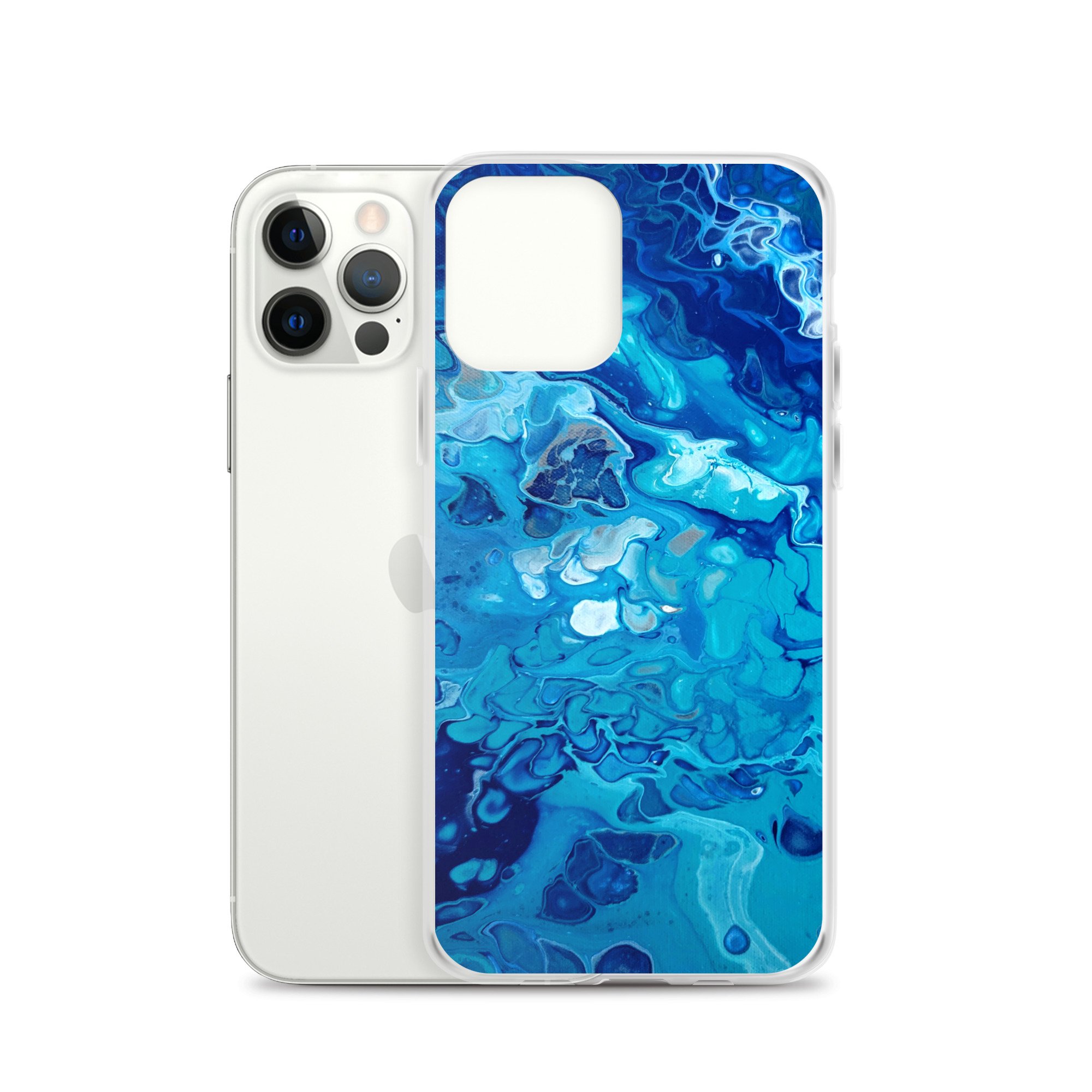 Clear Case for iPhone® - Currents of Clarity - Liminal Layers