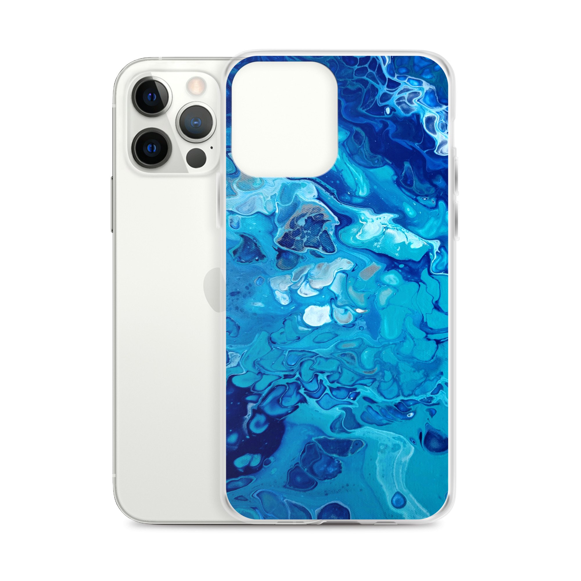 Clear Case for iPhone® - Currents of Clarity - Liminal Layers
