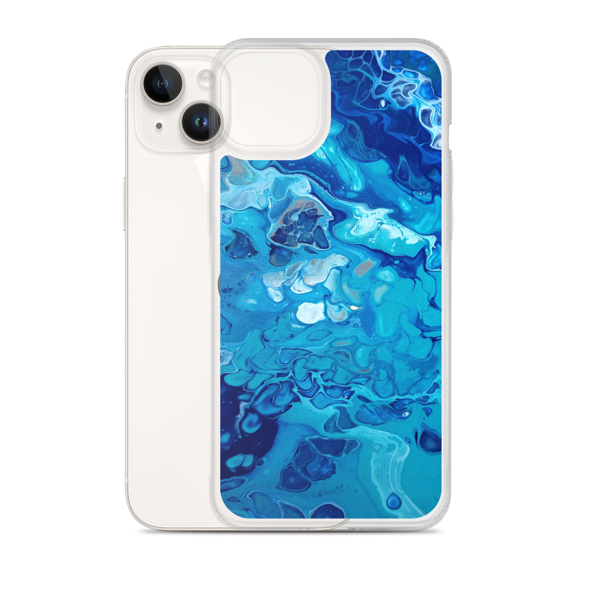Clear Case for iPhone® - Currents of Clarity - Liminal Layers
